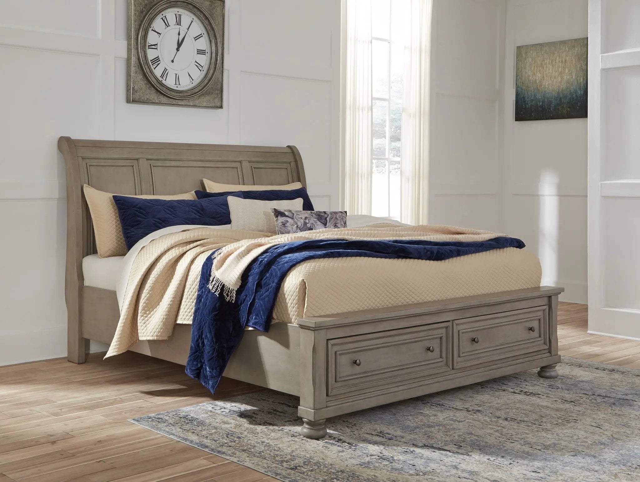 Lettner - Sleigh Bedroom Set by Unique Piece Furniture