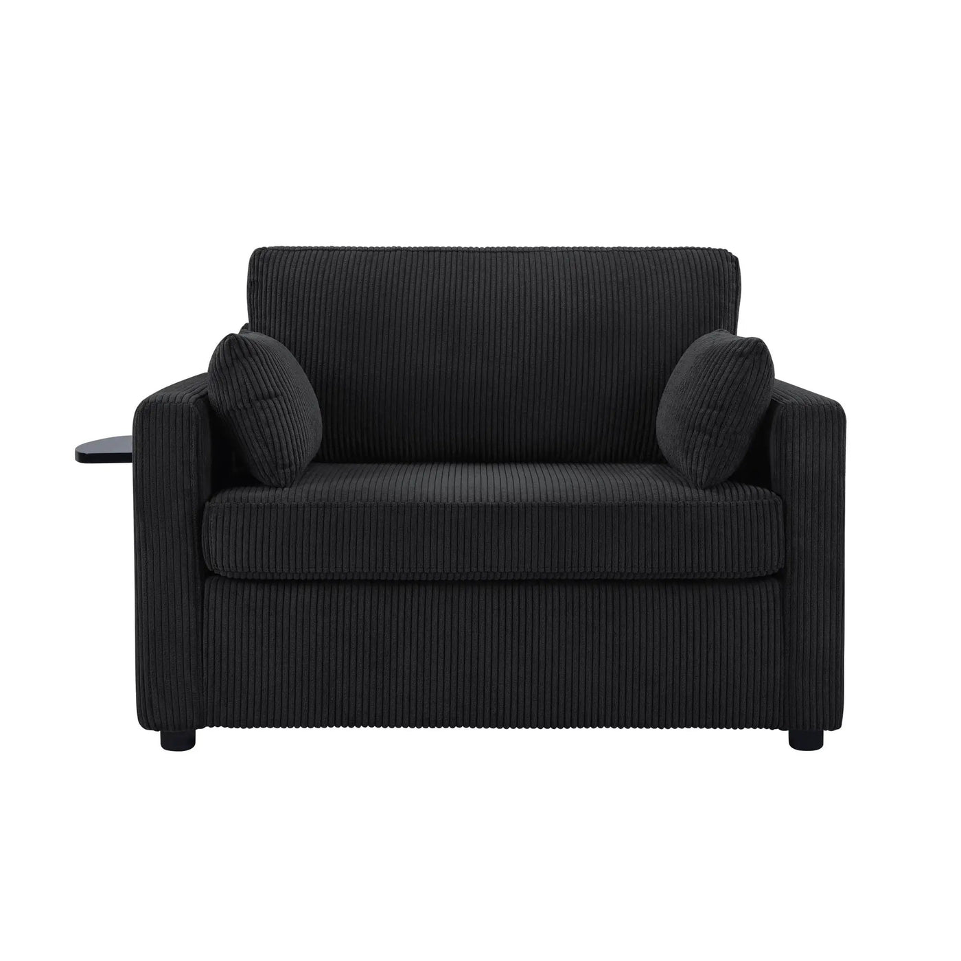 Sleeper Sofa With Foldable Mattress, USB Ports, Side Table & Storage Pocket by HouseOfZazla