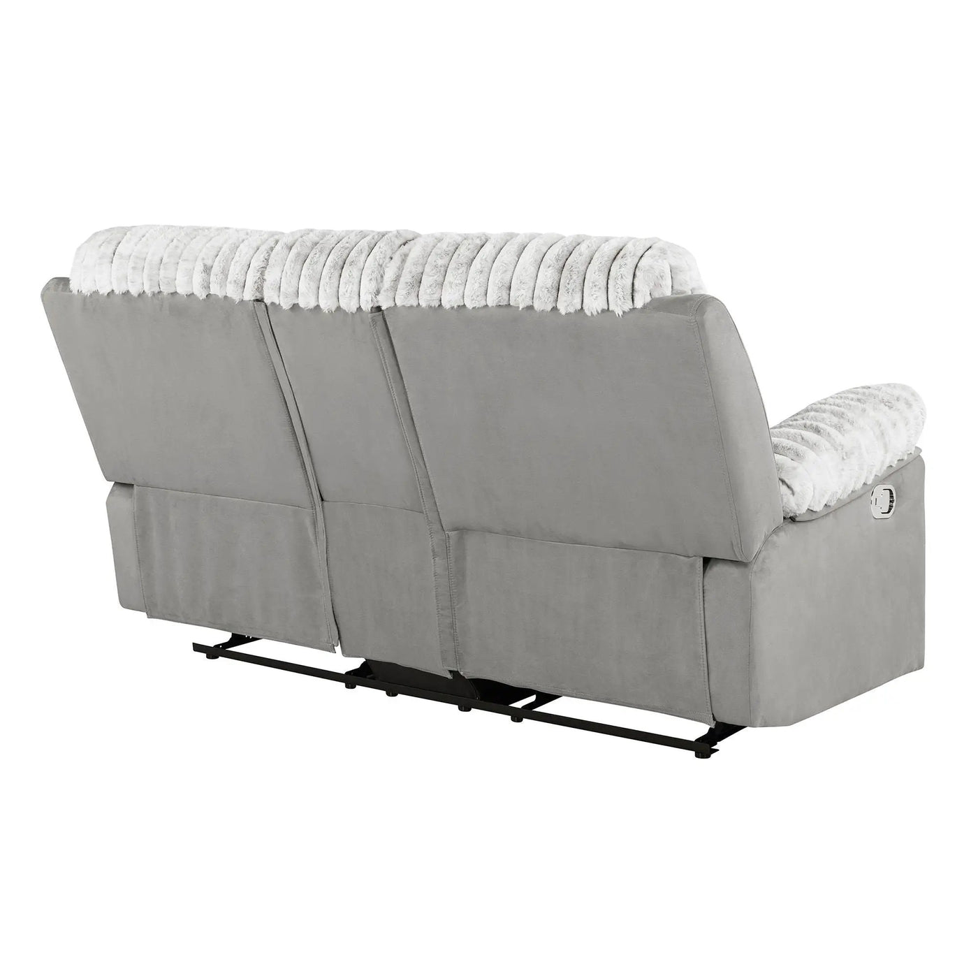 Bruni - Console Reclining Loveseat With Manual Recline by HouseOfZazla