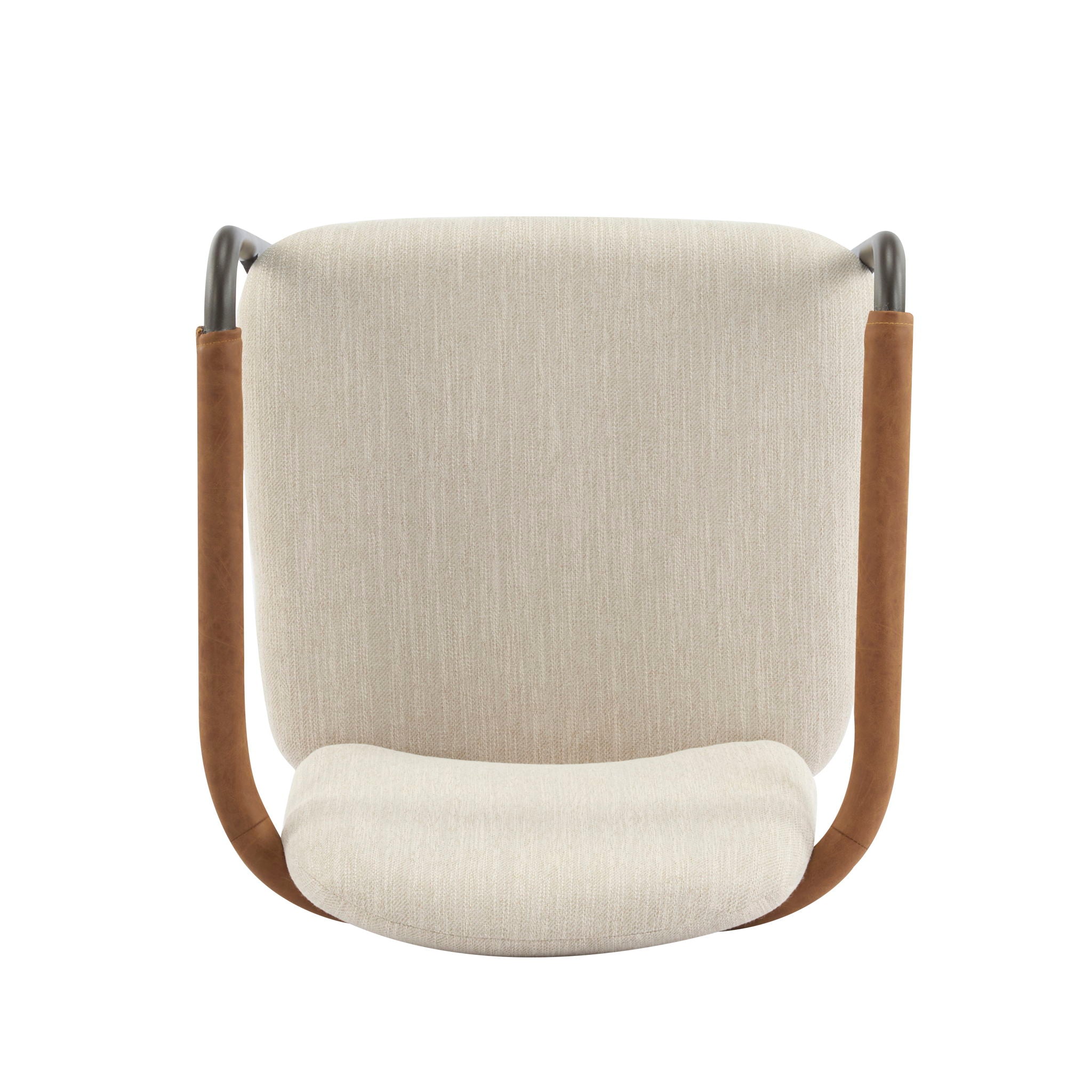 Modern Dining Chair Set with Durable Iron Frame and Comfortable Fabric Upholstery by HouseOfZazla