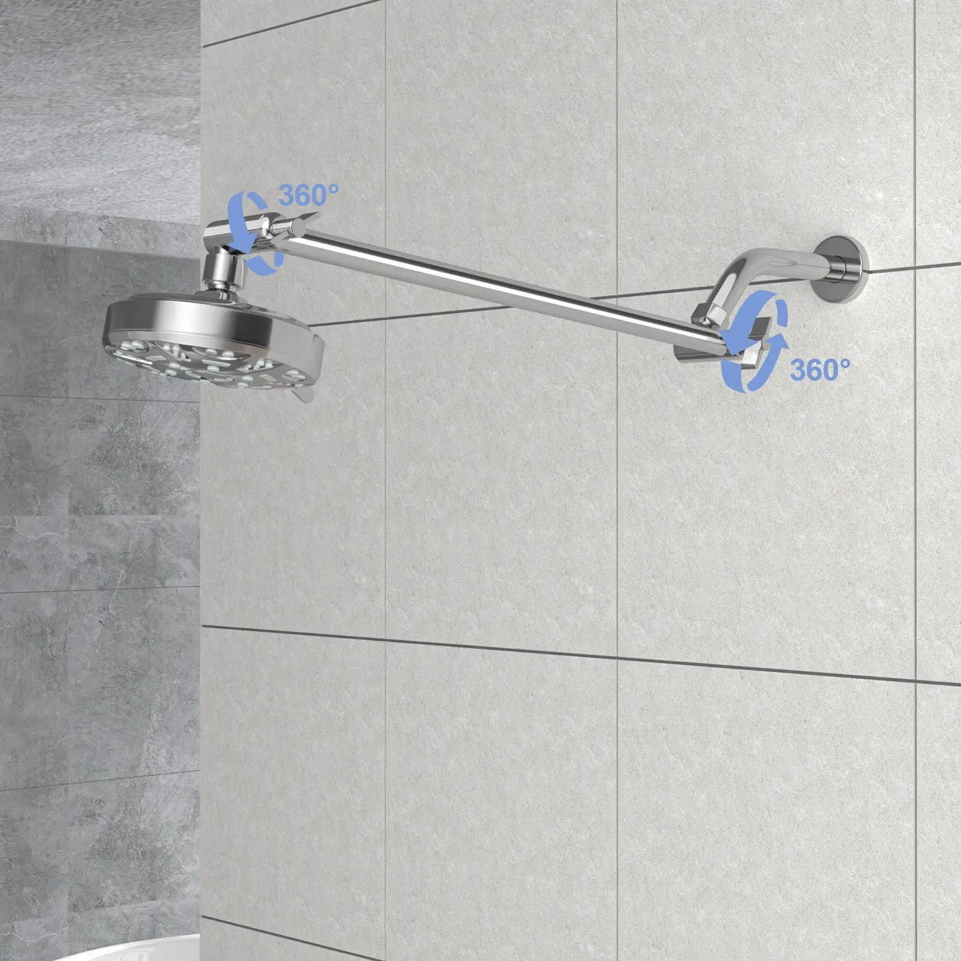 Sleek Design Stainless Steel Shower Arm Extension by HouseOfZazla