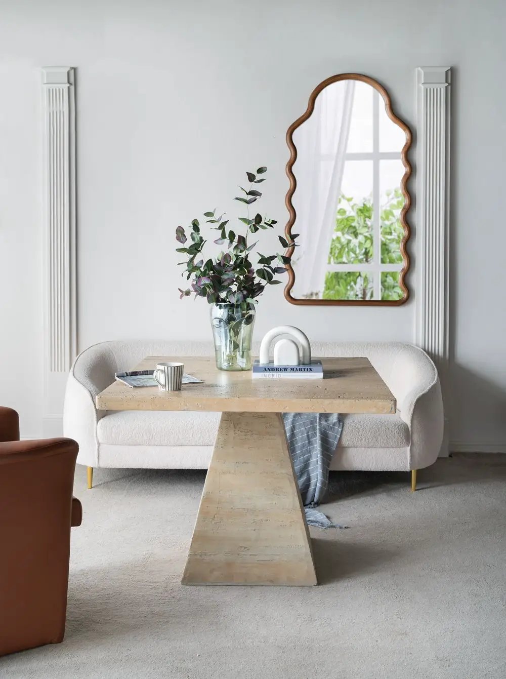 Square Dining Table With Pedestal Base by Unique Piece Furniture
