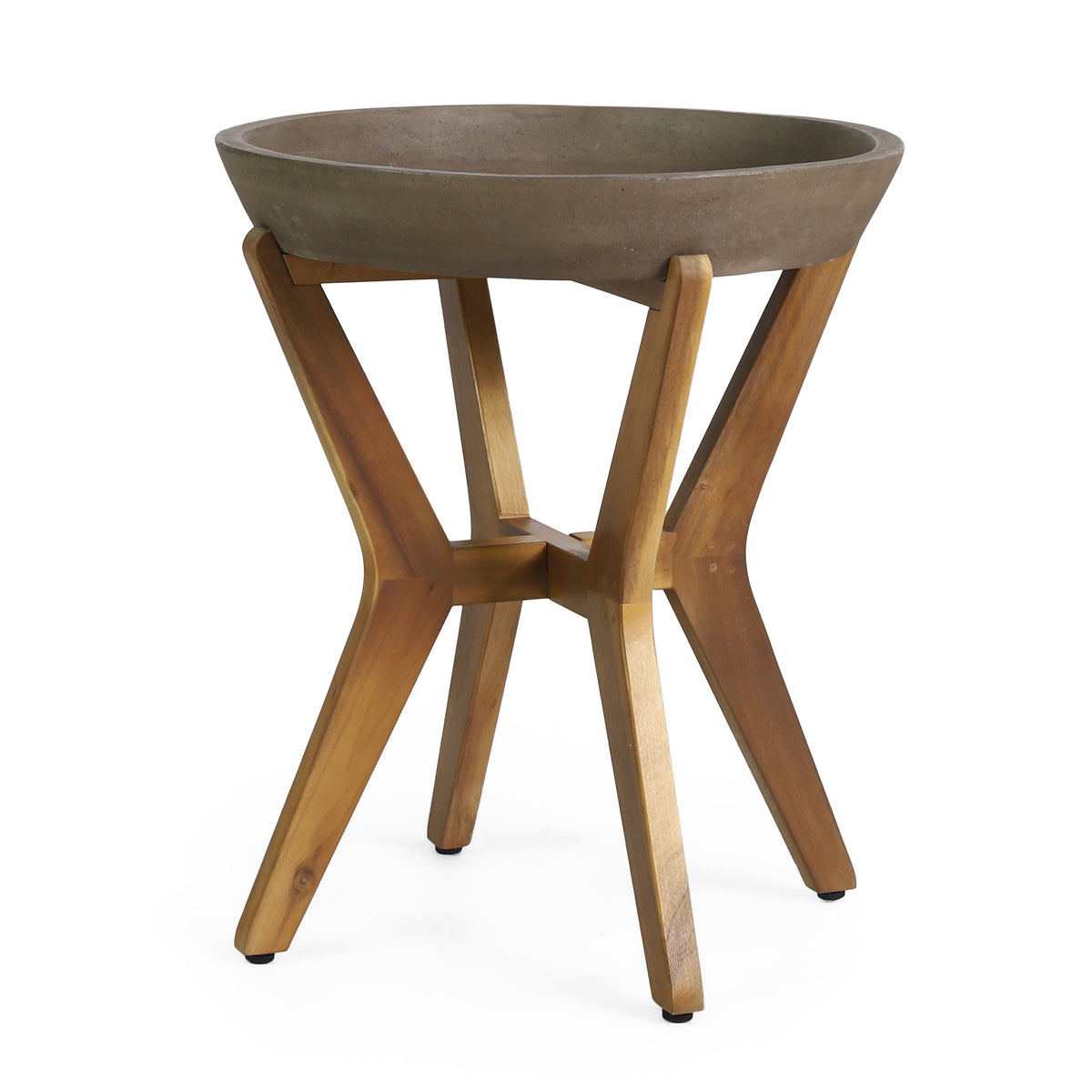 Yukon Side Table with Lightweight Concrete Top - Gray, photo 5 of 10