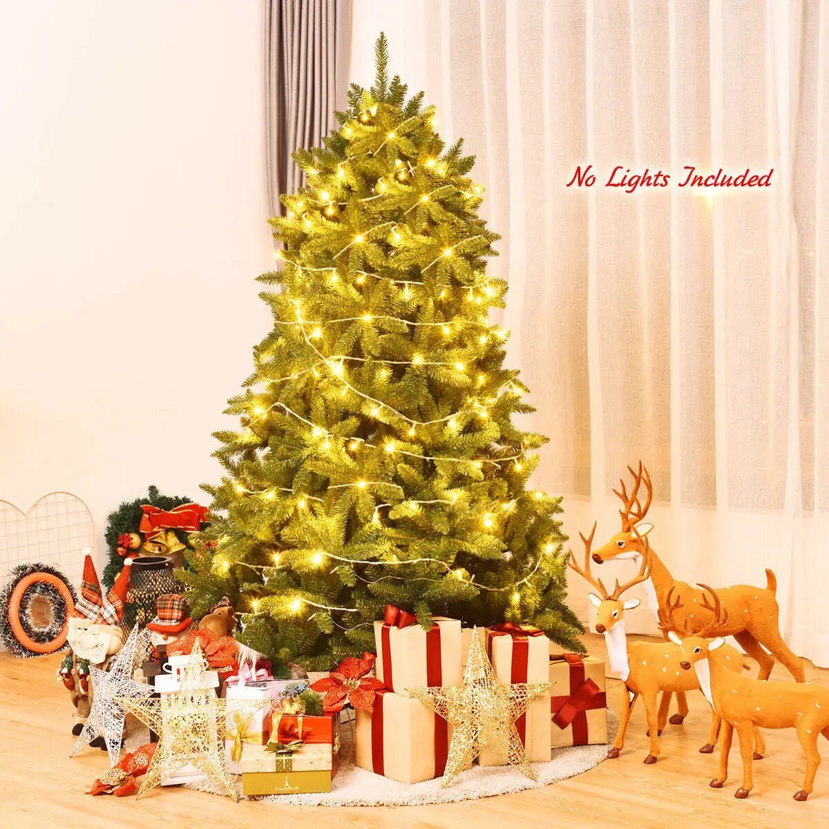 6 Feet Unlit Artificial Christmas Tree with 1250 Branch Tips by DirectDeals