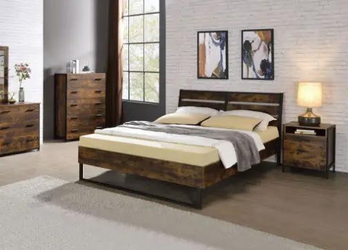 Juvanth Rustic Bed by HouseOfZazla