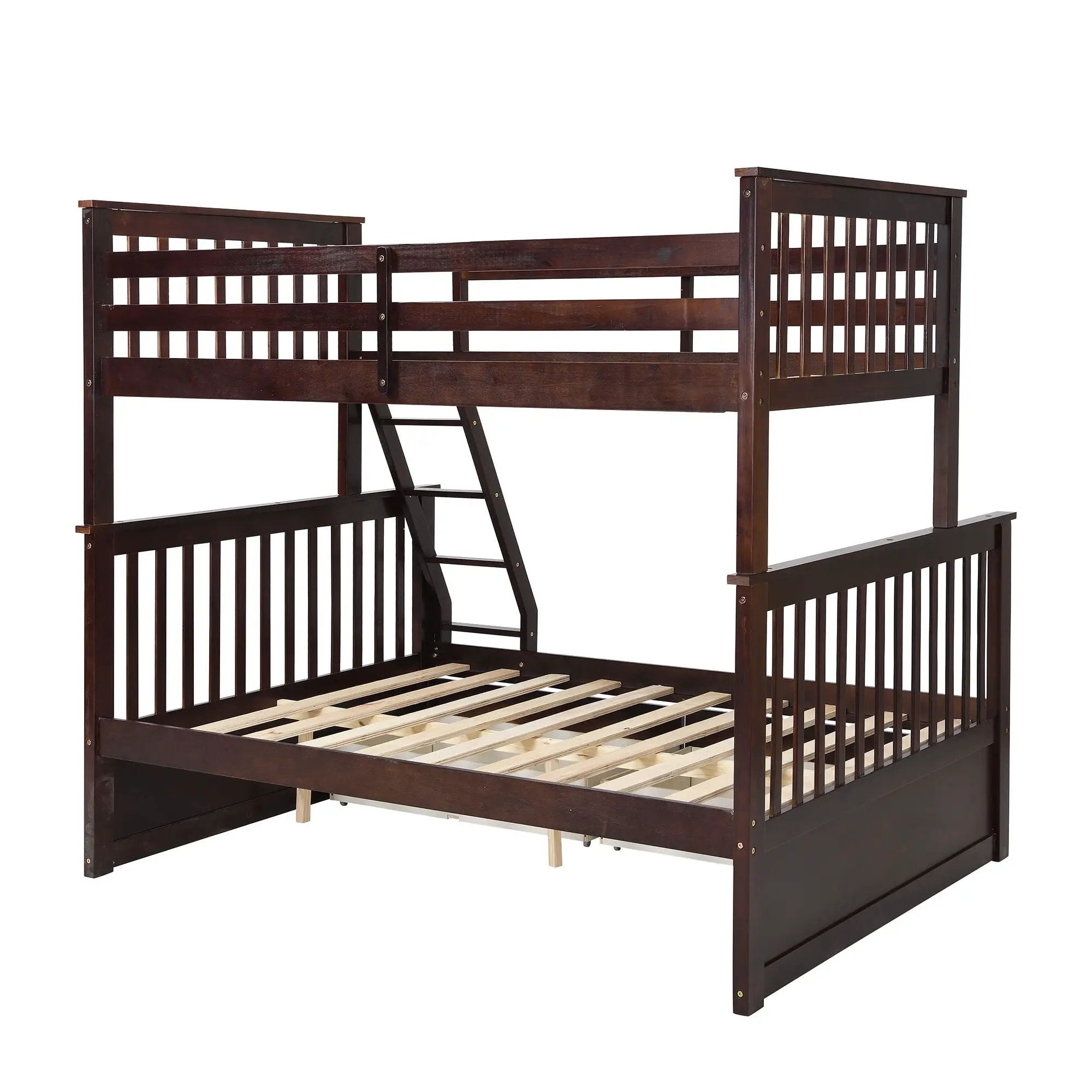 Bunk Bed With Ladder, And Safety Guard Rails by Unique Piece Furniture
