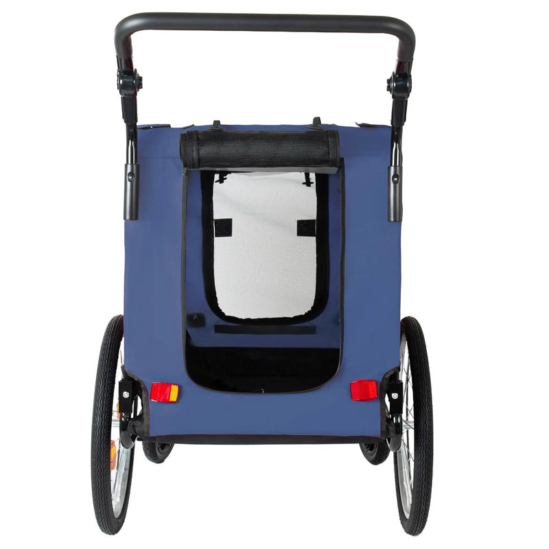 2-in-1 Bike Trailer & Pet Stroller for Dogs up to 100lbs by HouseOfZazla