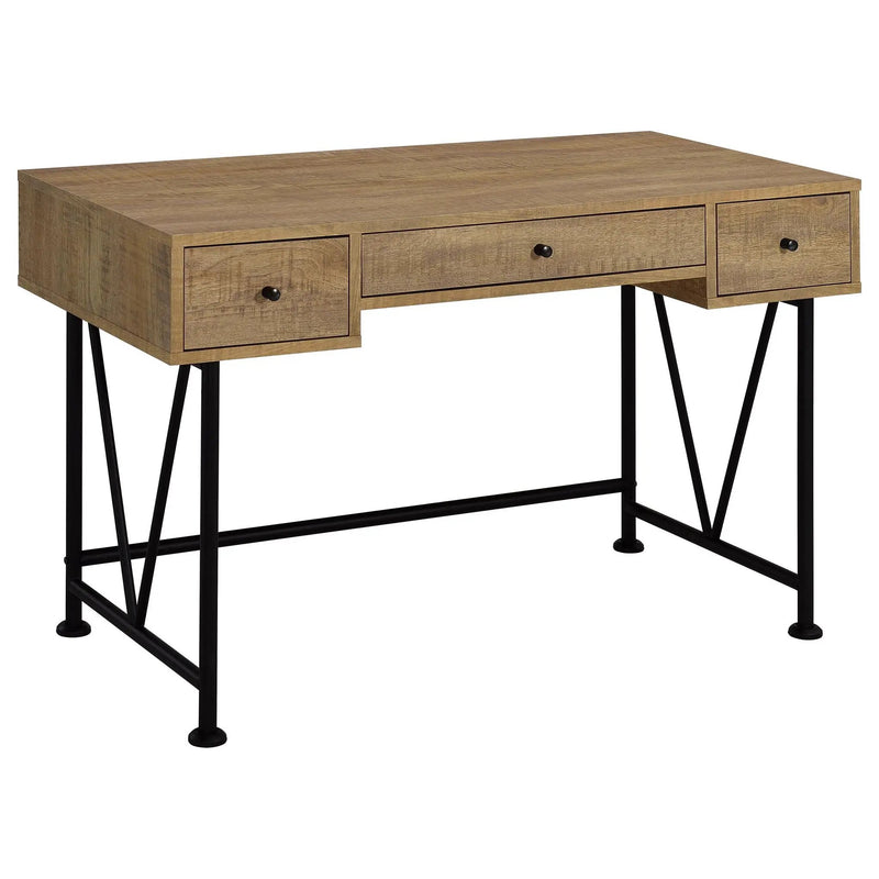 Analiese 47-inch 3-drawer Writing Desk Mango by Unique Piece Furniture