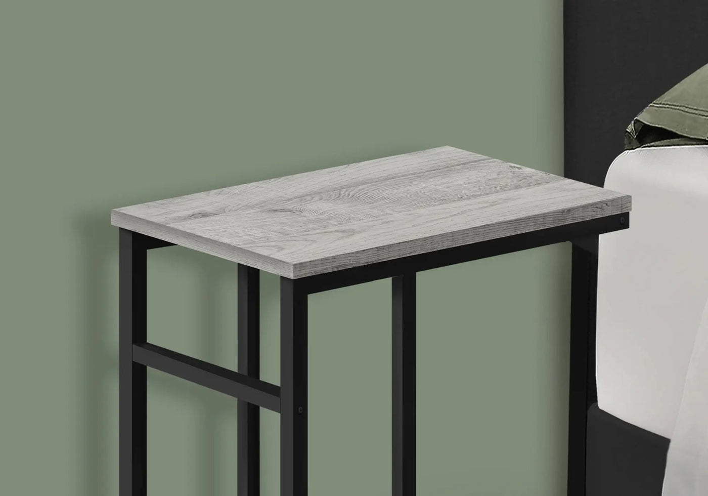 Accent Table, C - Shaped, Contemporary & Modern, Versatile Use by Unique Piece Furniture