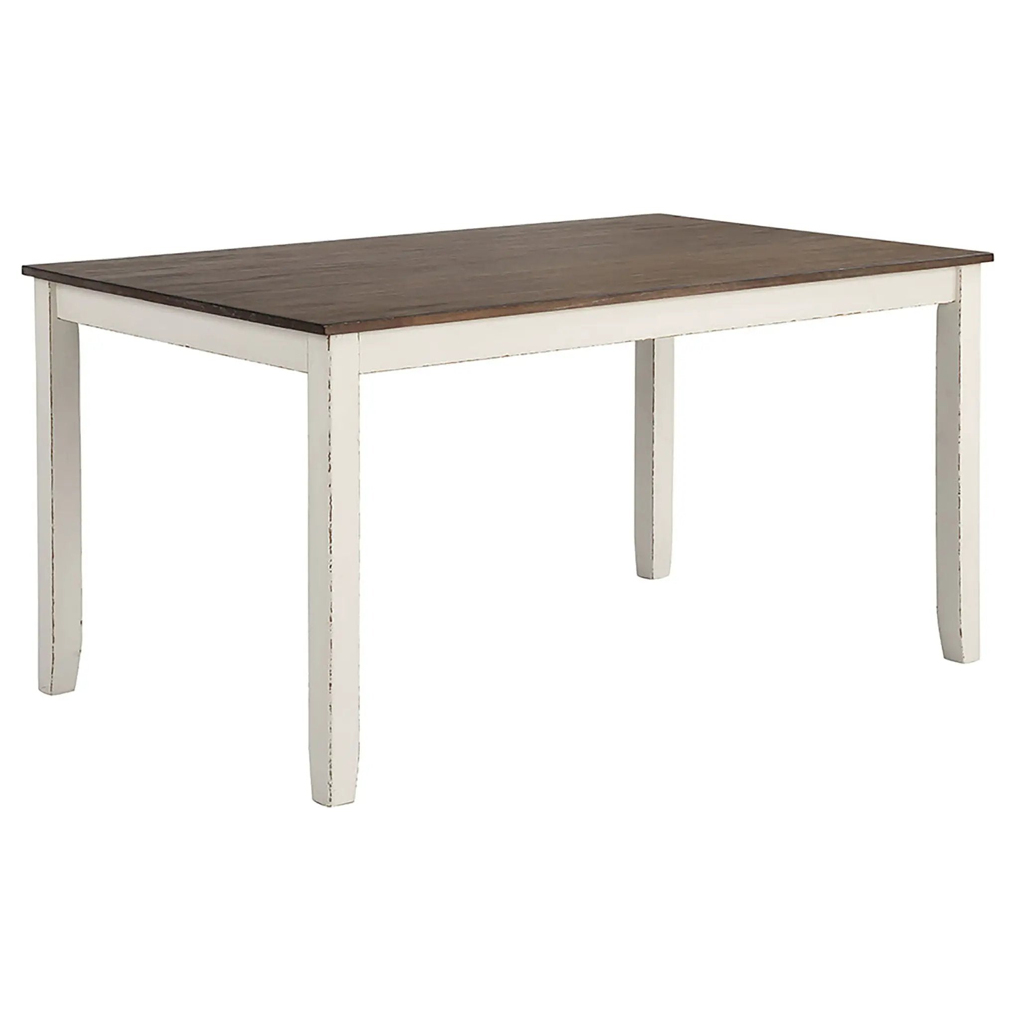 Fortress 7-piece Rectangular Dining Set Vintage Vanilla by Unique Piece Furniture