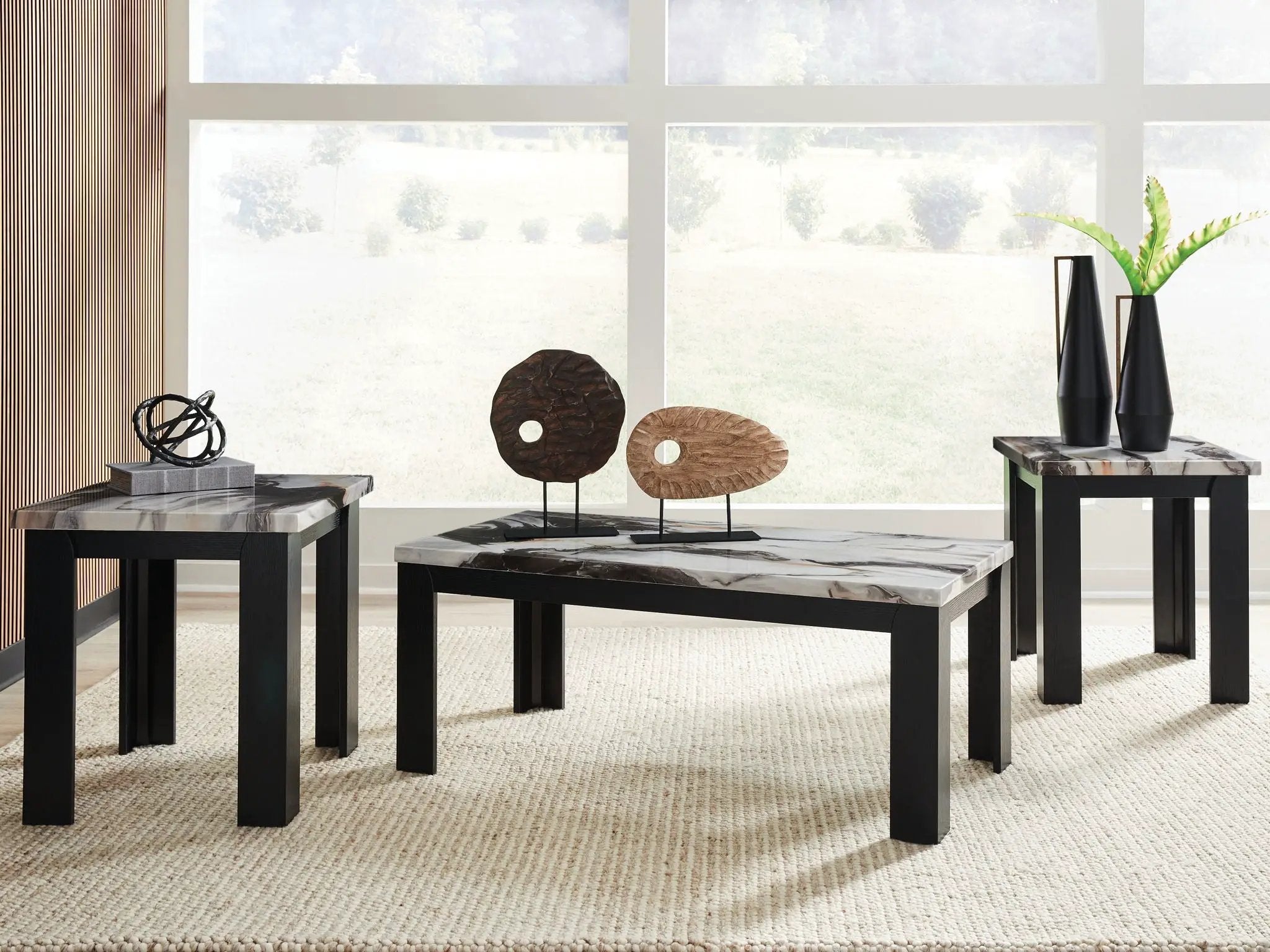 Jazmore - Occasional Table Set (Set of 3) - Dark Brown by Unique Piece Furniture