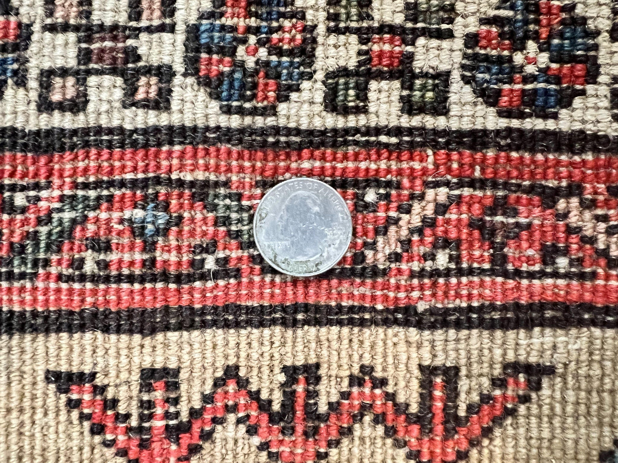 Antique Persian Runner 3 x 7, Camel Hair Runner 3x7 ft, Handmade Hallway Rug, Geometric Design, Tribal Rug, Persian Sarab Rug 3x7 by Jewel Rugs
