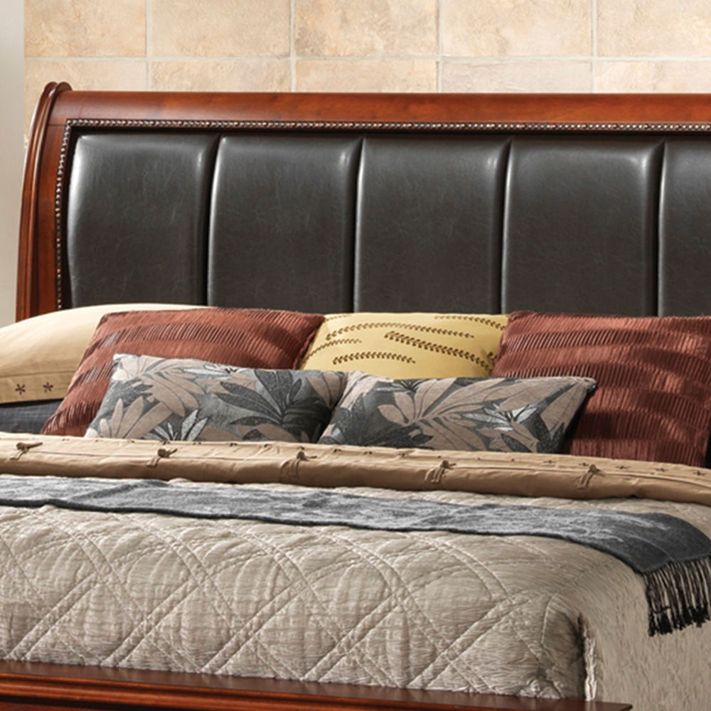 Lavita Storage Bed with Dovetailed Drawers - Light Brown or Dark Brown, photo 20 of 21