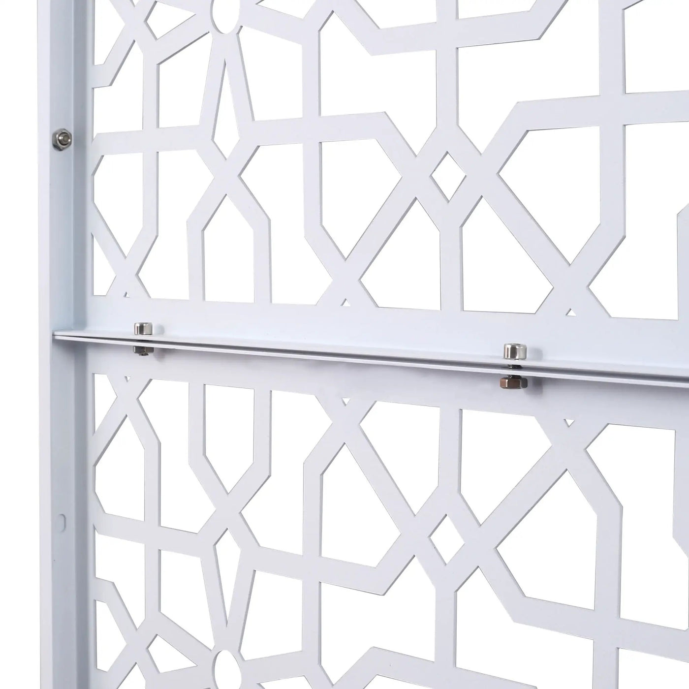 Outdoor & Indoor Metal Freestanding Decorative Privacy Screen by HouseOfZazla