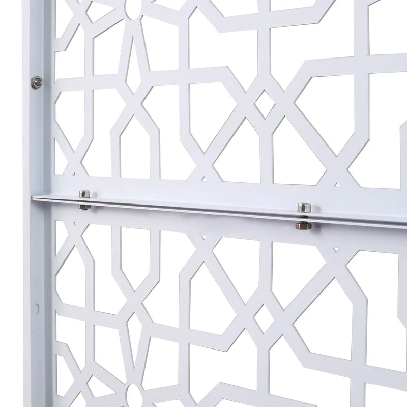 Outdoor & Indoor Metal Freestanding Decorative Privacy Screen by Unique Piece Furniture