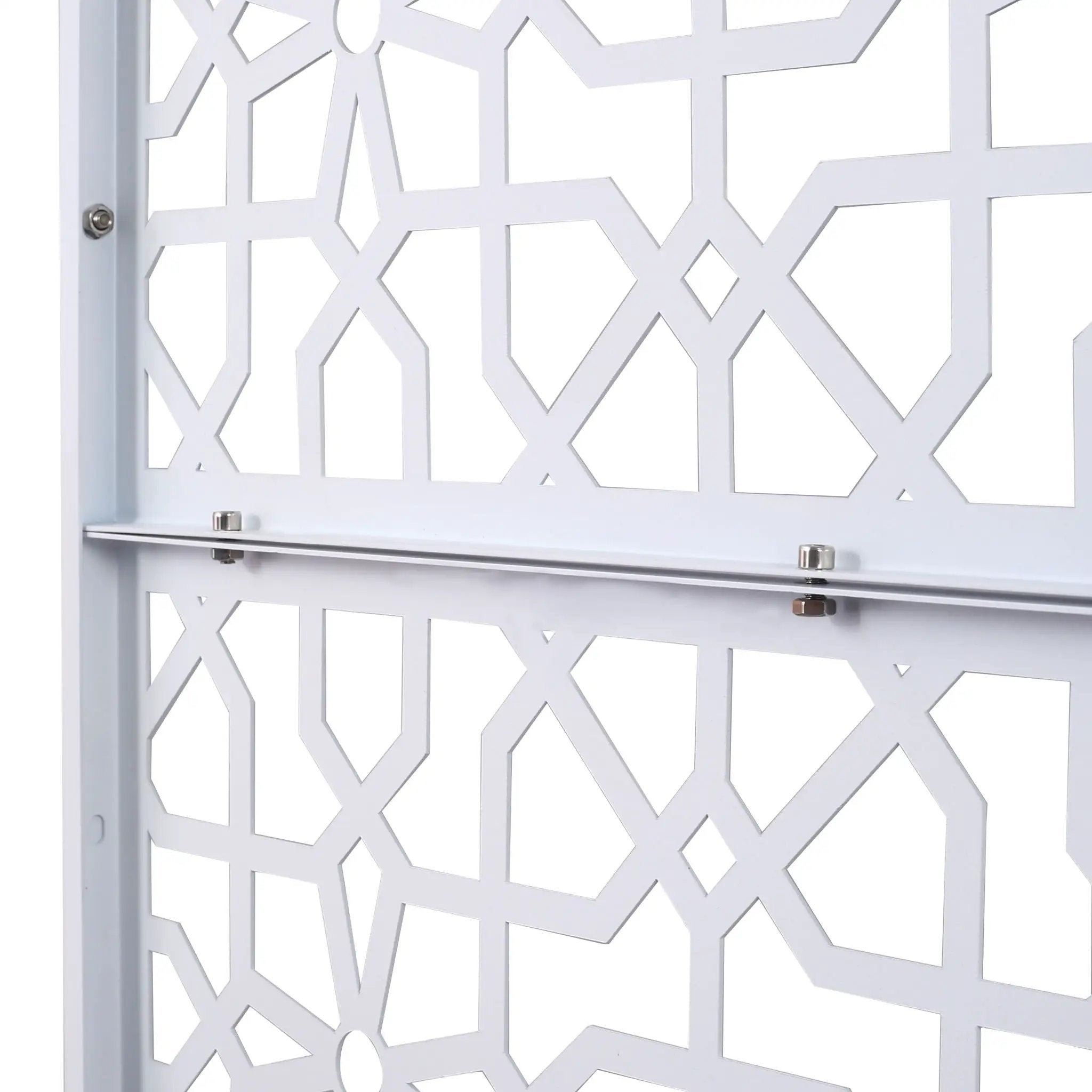 Outdoor & Indoor Metal Freestanding Decorative Privacy Screen by Unique Piece Furniture