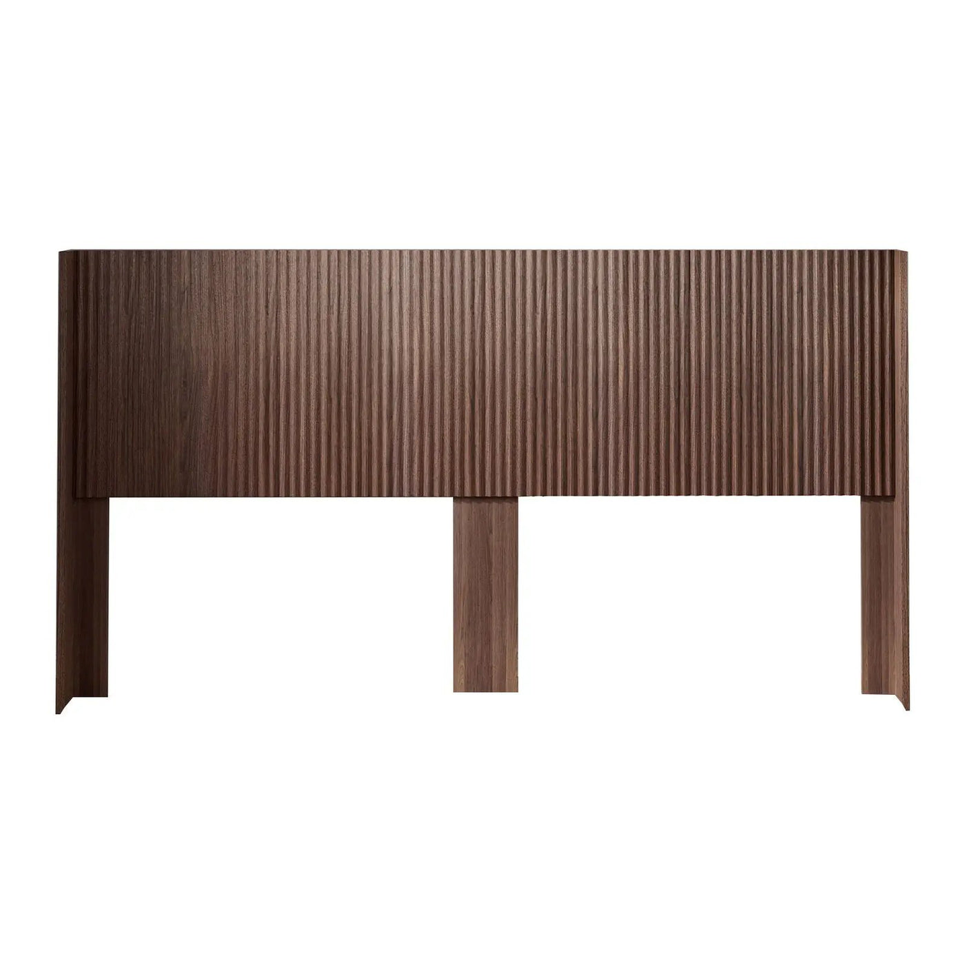 Modern Wide Wall Mounted Fluted Panel Headboard by HouseOfZazla