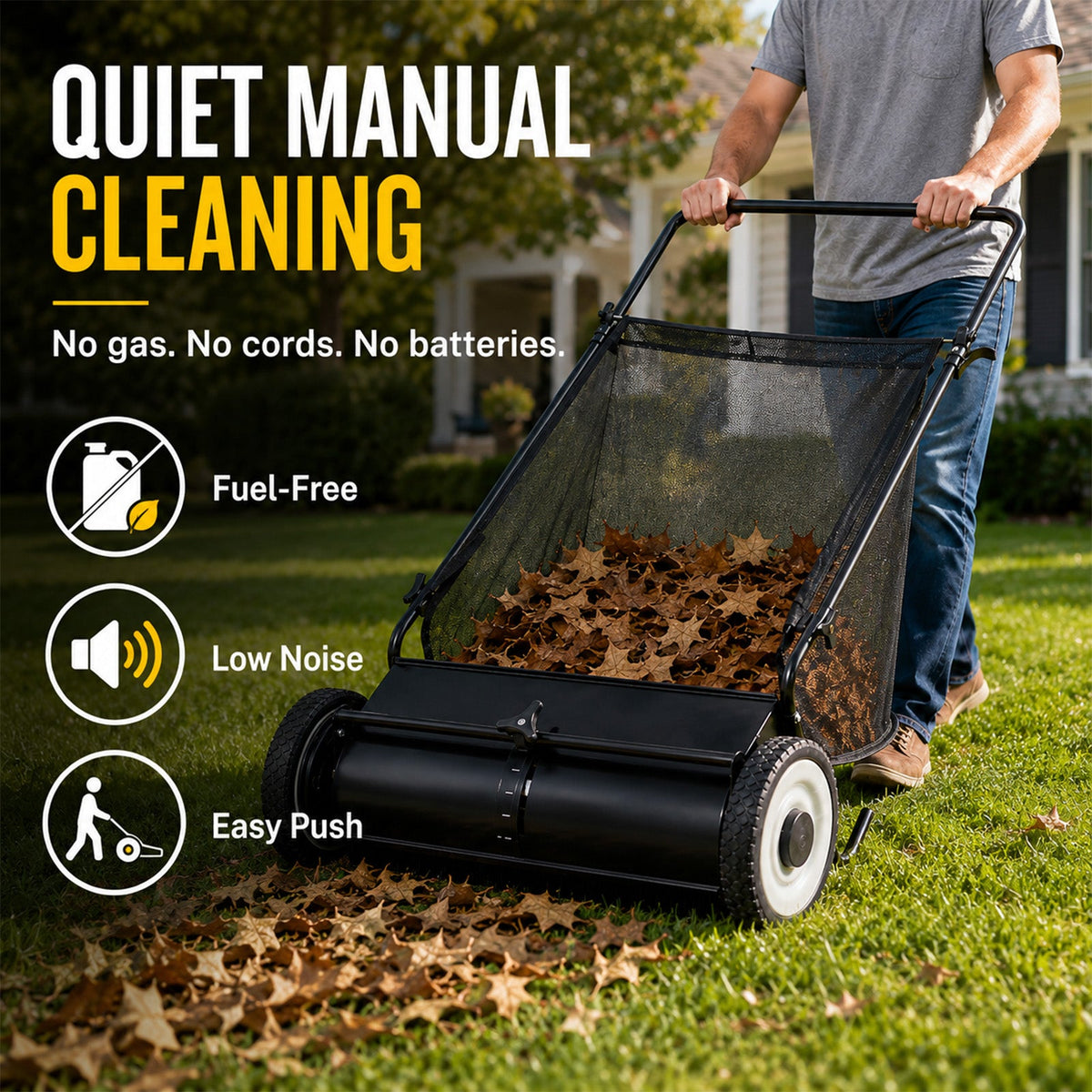 26-Inch Push Lawn Sweeper, photo 5 of 8