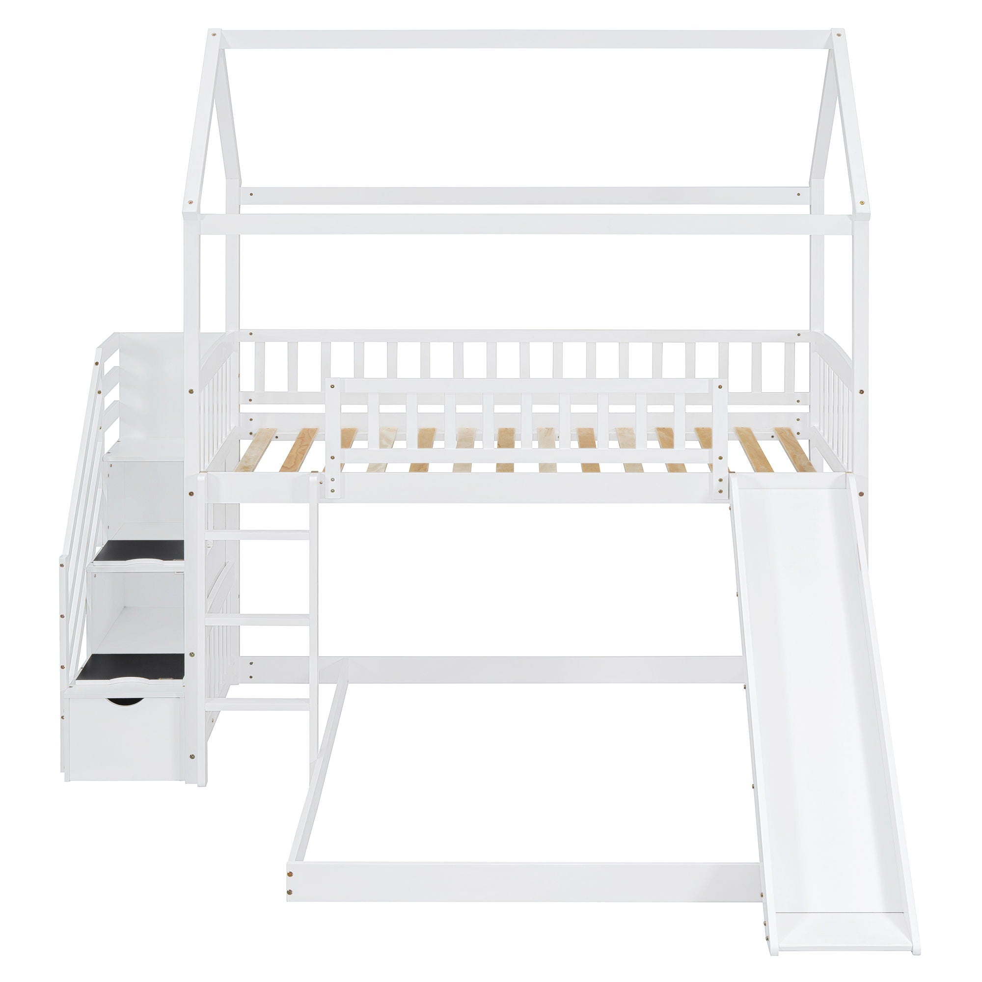 House Bunk Bed With Slide by HouseOfZazla