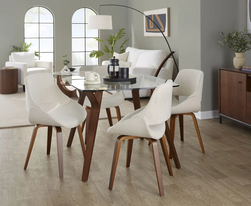 Fabrico - Mid Century Modern Style Dining Chair (Set of 2) by HouseOfZazla