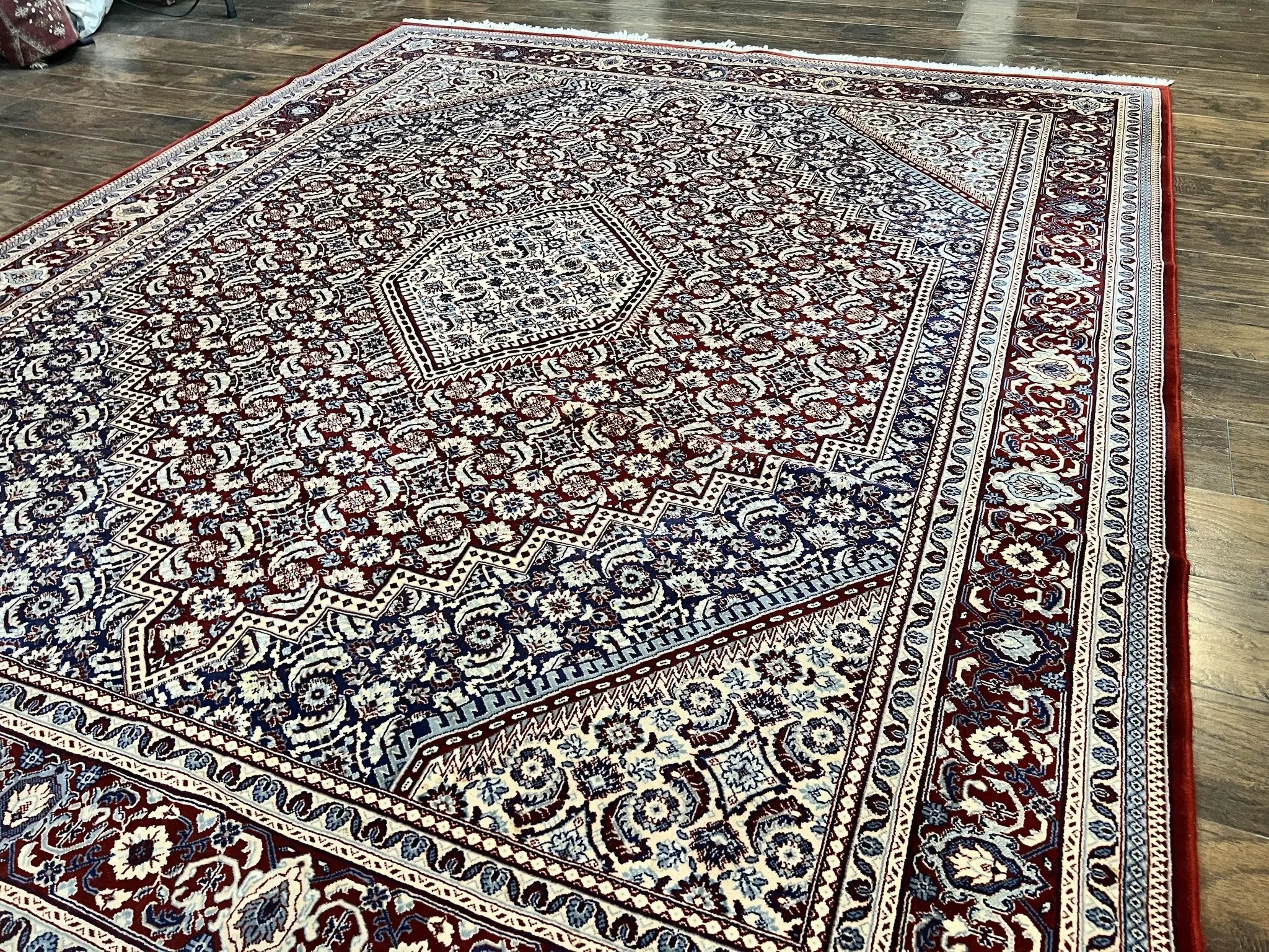 Karastan Rug 8x10, Kara Shah Red Bidjar, Belgium Power Loomed Rug, Wool Pile Karastan Rug, Vintage by Jewel Rugs