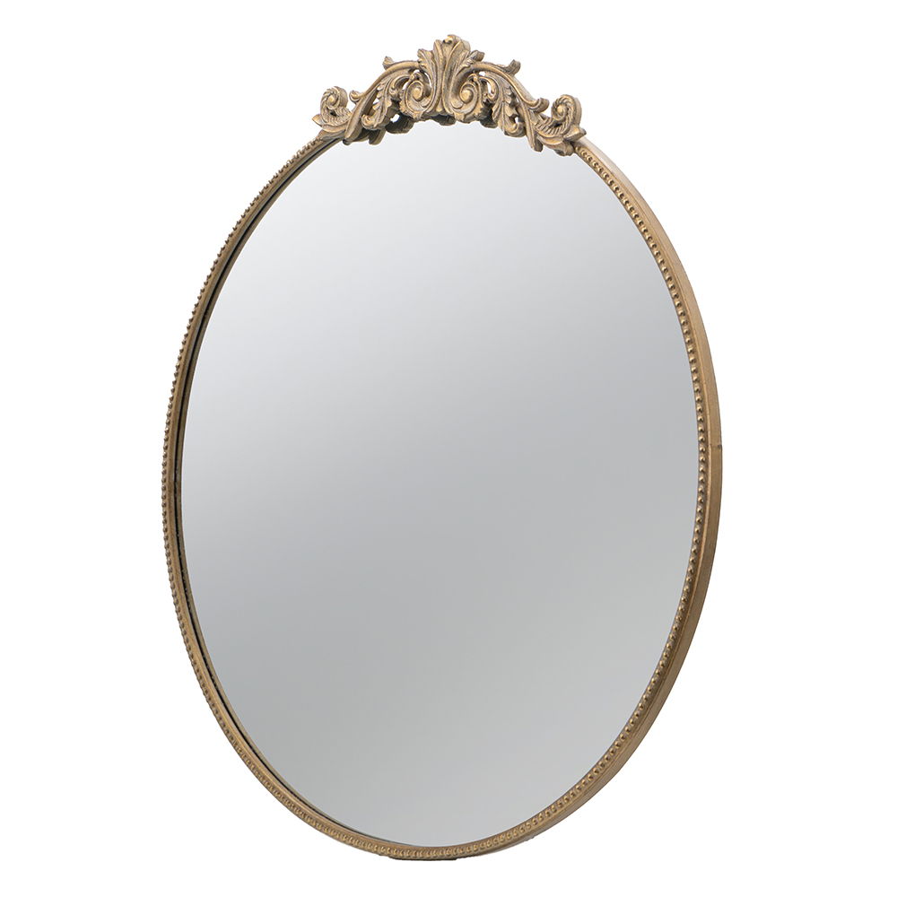 Classic Design Wall Mirror with Baroque-Inspired Frame – Gold or Black, photo 4 of 31
