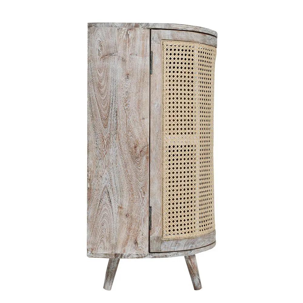 TV Console With Cane Doors - Multicolor by HouseOfZazla