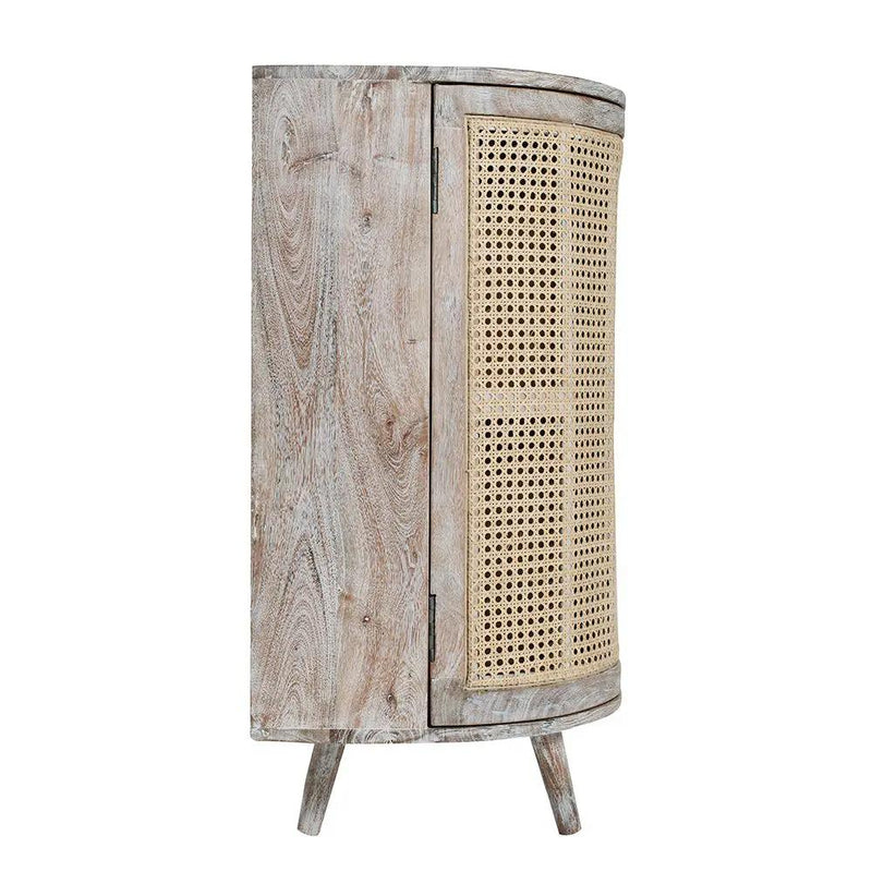 TV Console With Cane Doors - Multicolor by HouseOfZazla
