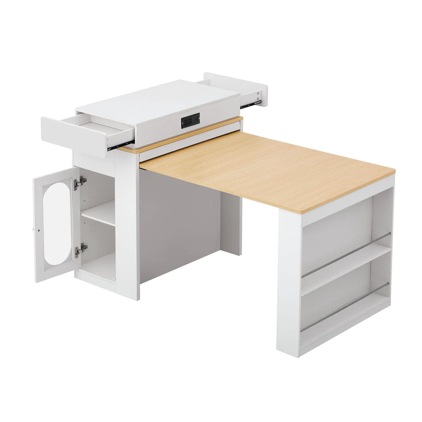 Extendable Dining Table With Folding Top by HouseOfZazla