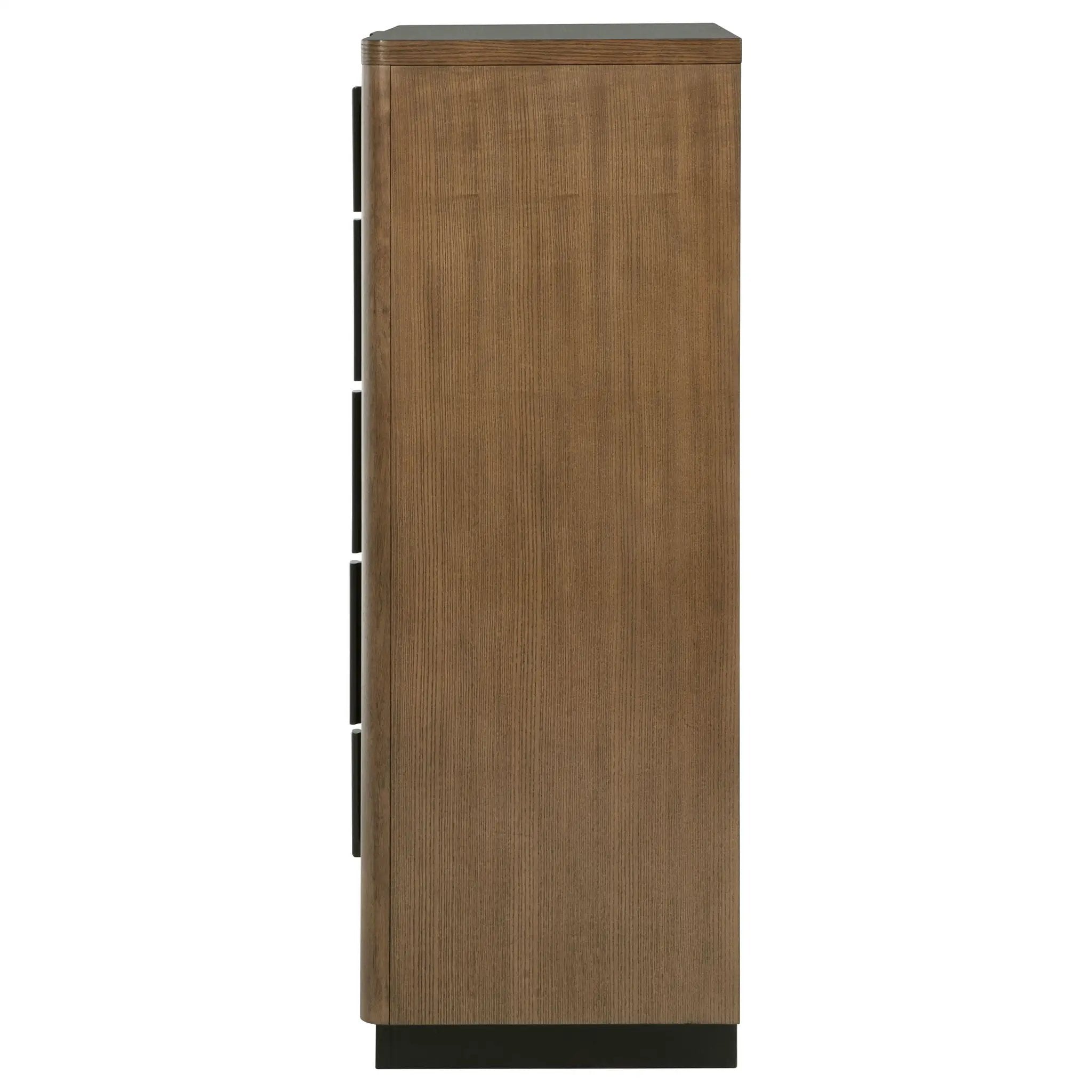 Terrace 5-drawer Chest of Drawers Ash Brown by Unique Piece Furniture