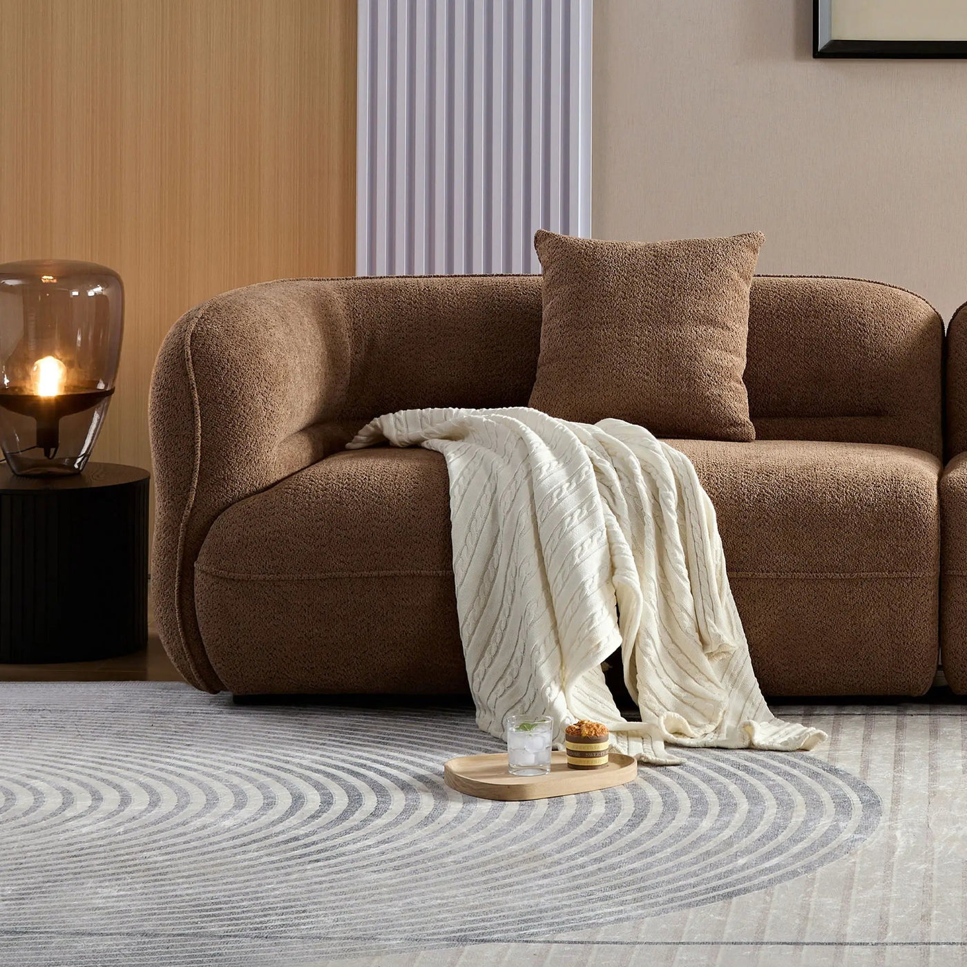 Sectional Sofa With Durable Fabric, Solid Wood Frame, And High Density Sponge Fill by HouseOfZazla