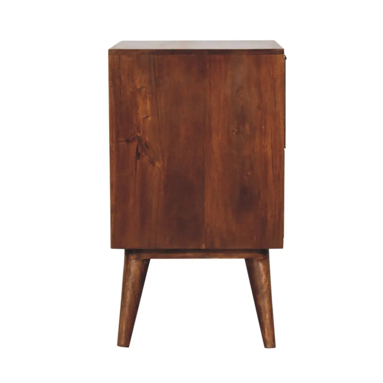 Solid Wood Quad Nightstand, 2-Drawers by HouseOfZazla