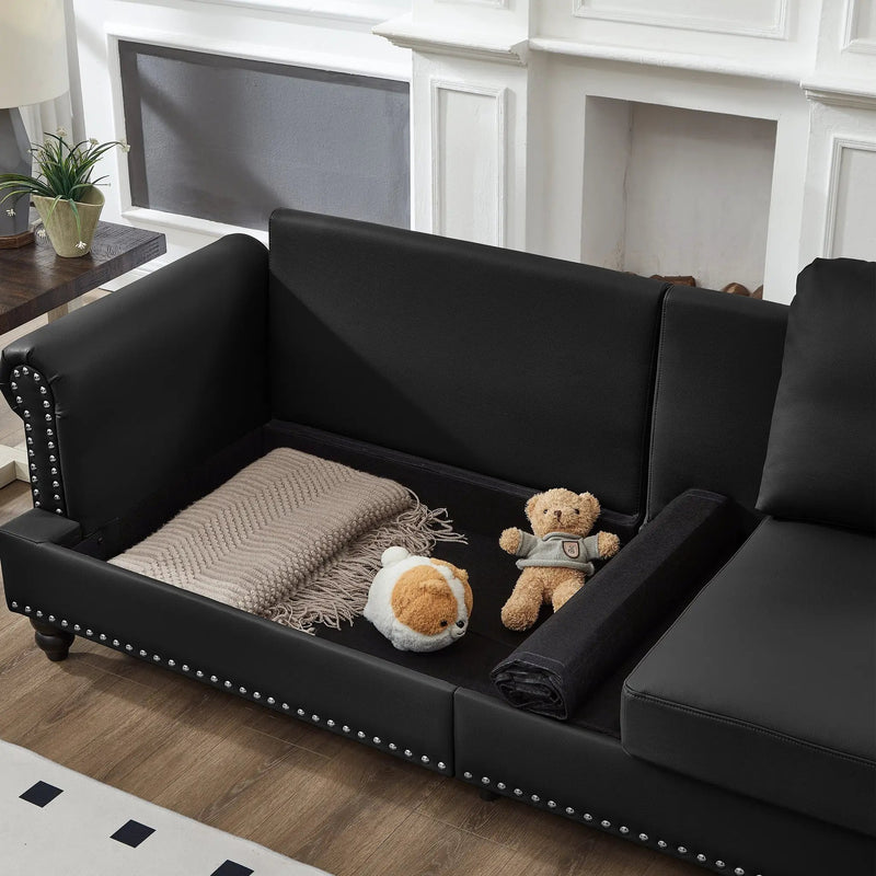 83" Modern Classic Design Living Room Sofa by HouseOfZazla