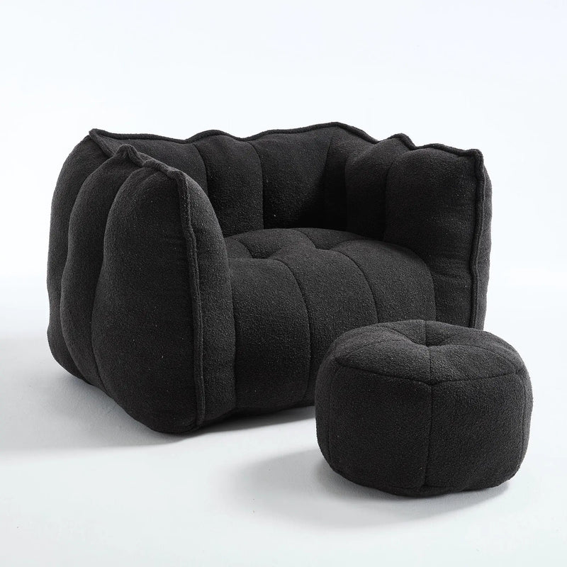 Soft Bean Bag Chair With High Resilient Foam by Unique Piece Furniture