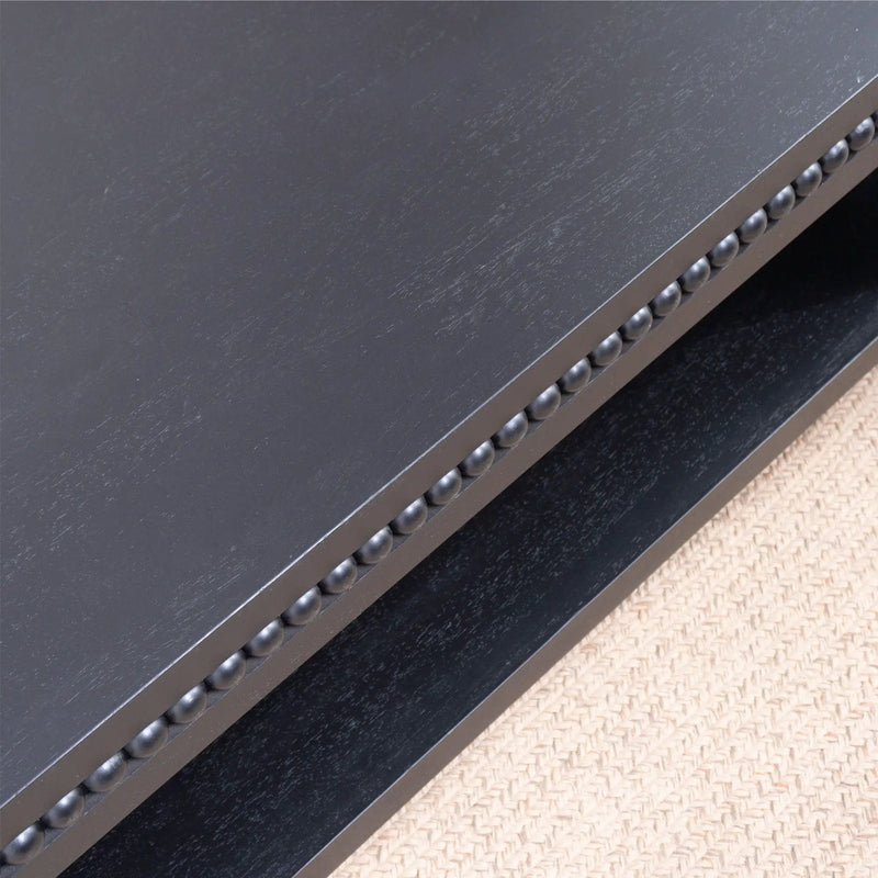 Modern Coffee Table With Beaded Trim by Unique Piece Furniture