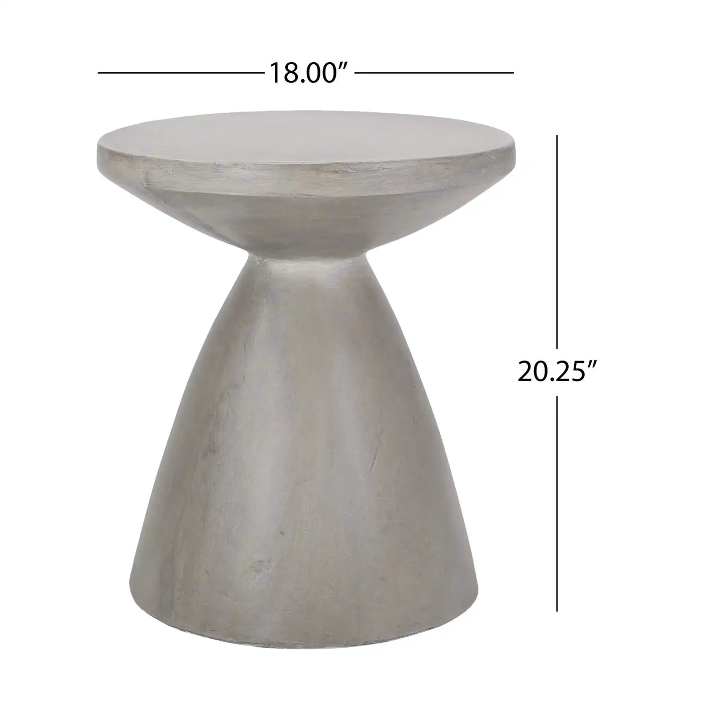 Outdoor / Indoor Lightweight Concrete Side Table by HouseOfZazla