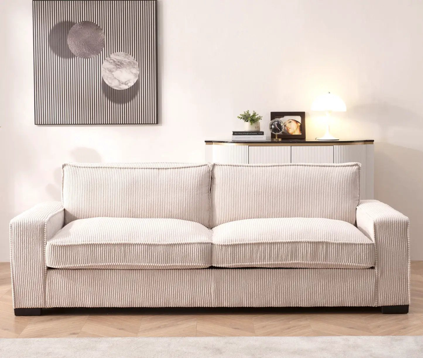 Luxe - Sofa With Sleek Design, Spacious And Comfortable 3 Seater Couch by Unique Piece Furniture