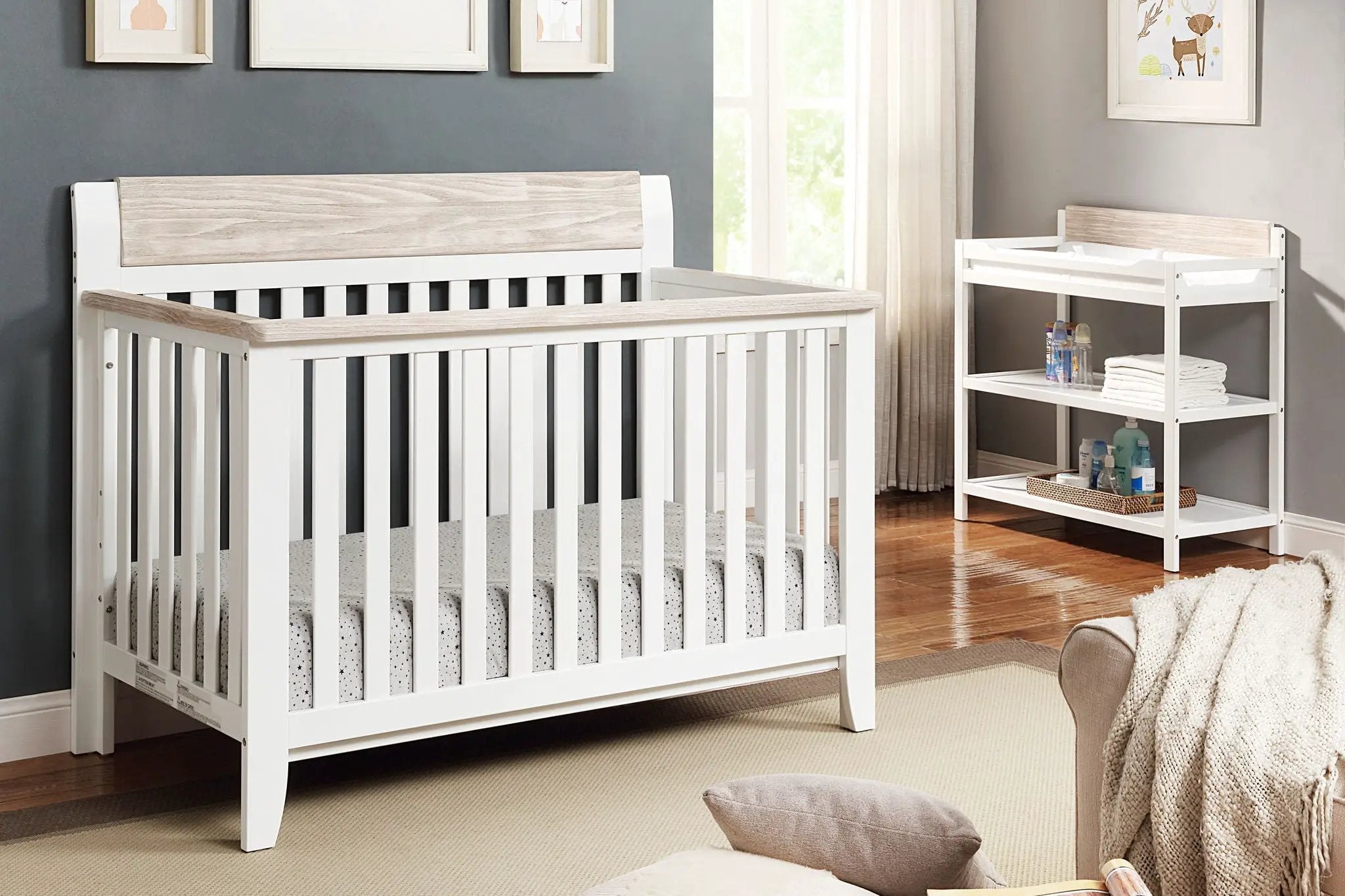 Hayes - 4-in-1 Convertible Crib by Unique Piece Furniture