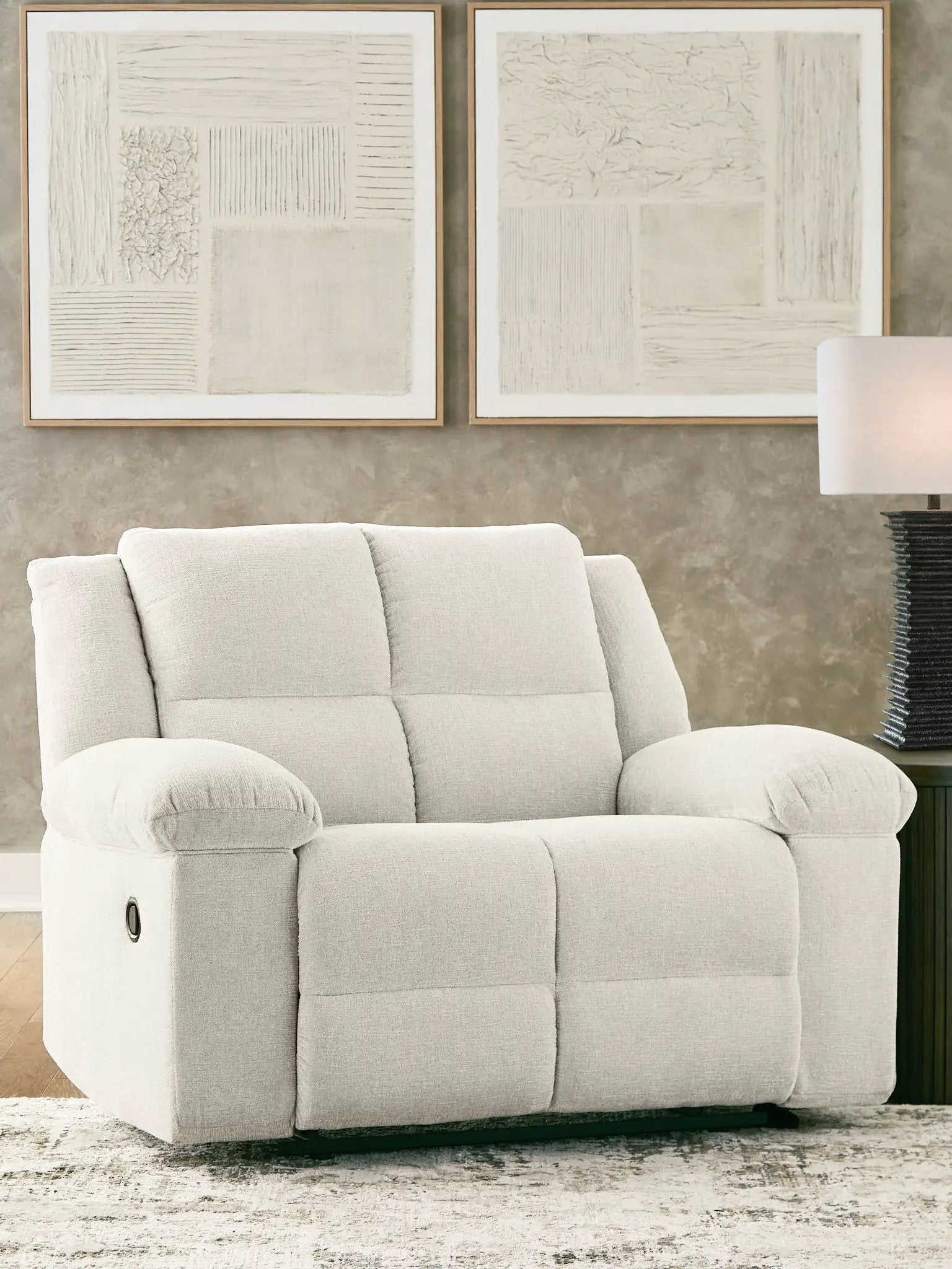 Orlen - Zero Wall Wide Seat Recliner - Winter by Unique Piece Furniture