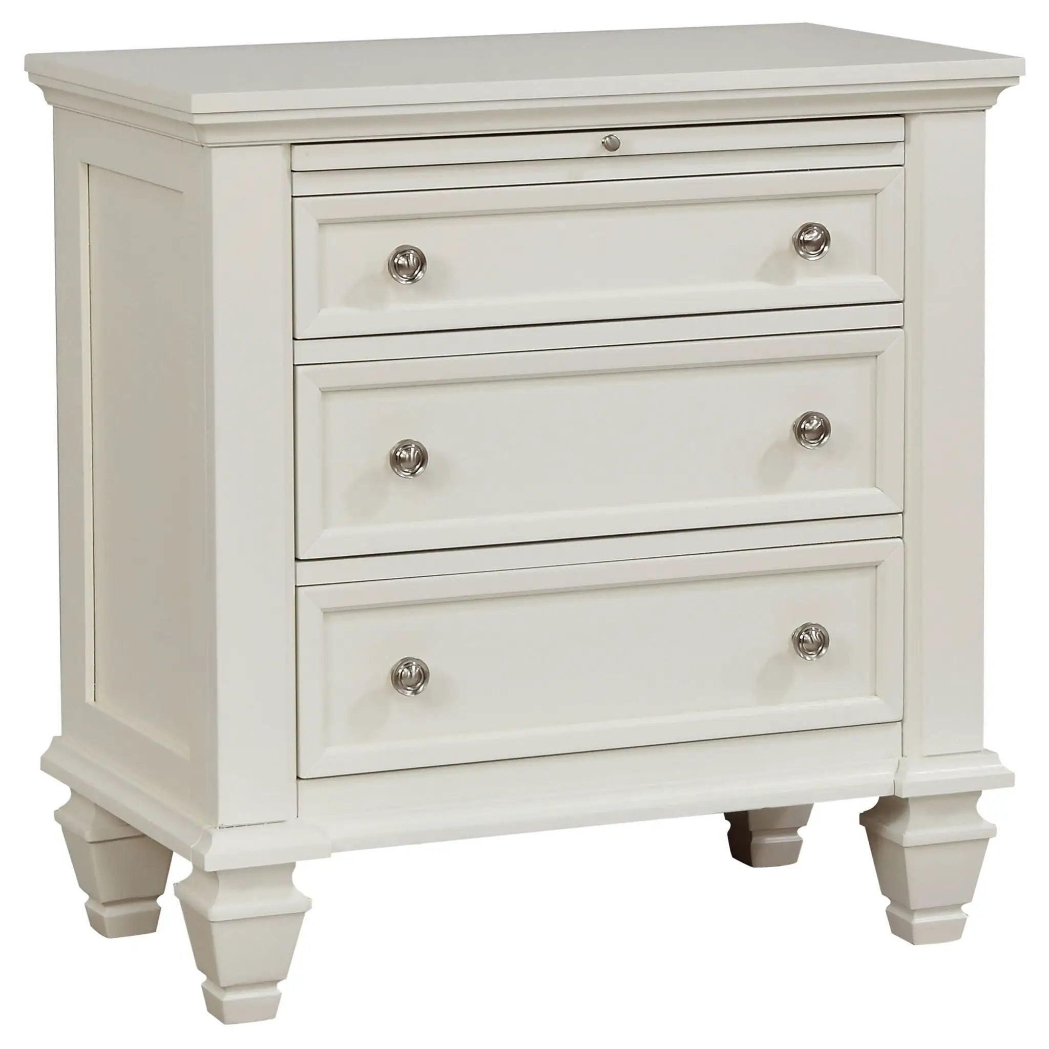 Sandy Beach 5-piece California King Bedroom Set Cream White by Unique Piece Furniture