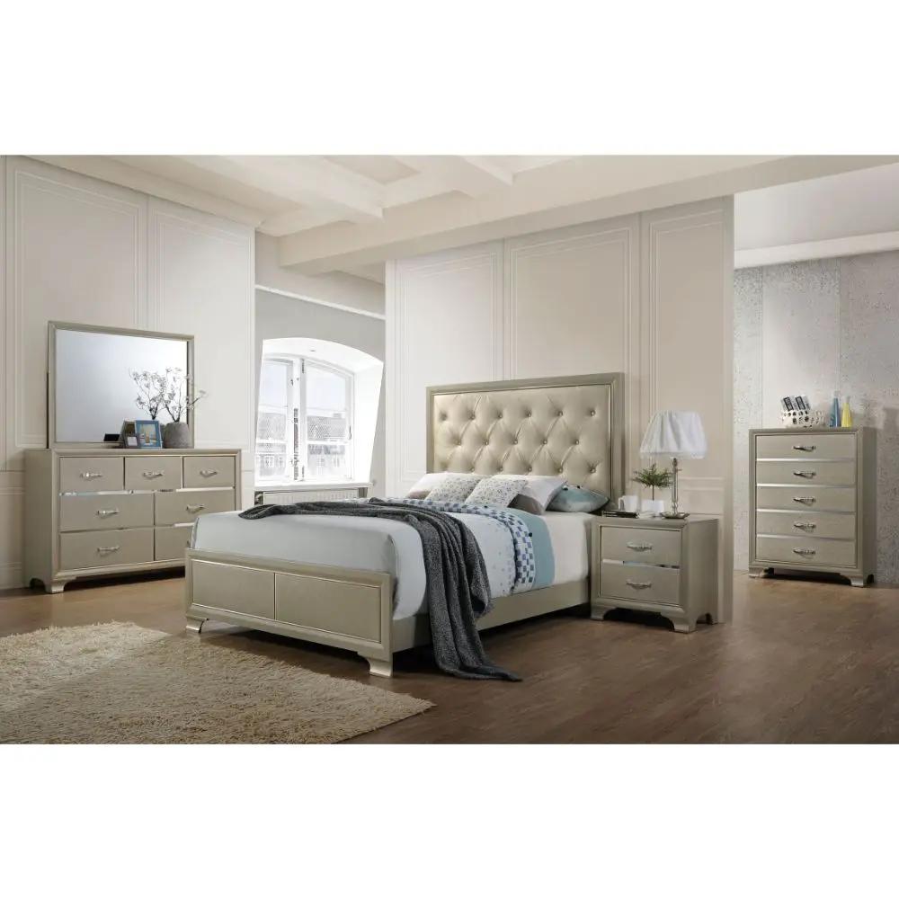 Carine - Mirror - Champagne by Unique Piece Furniture