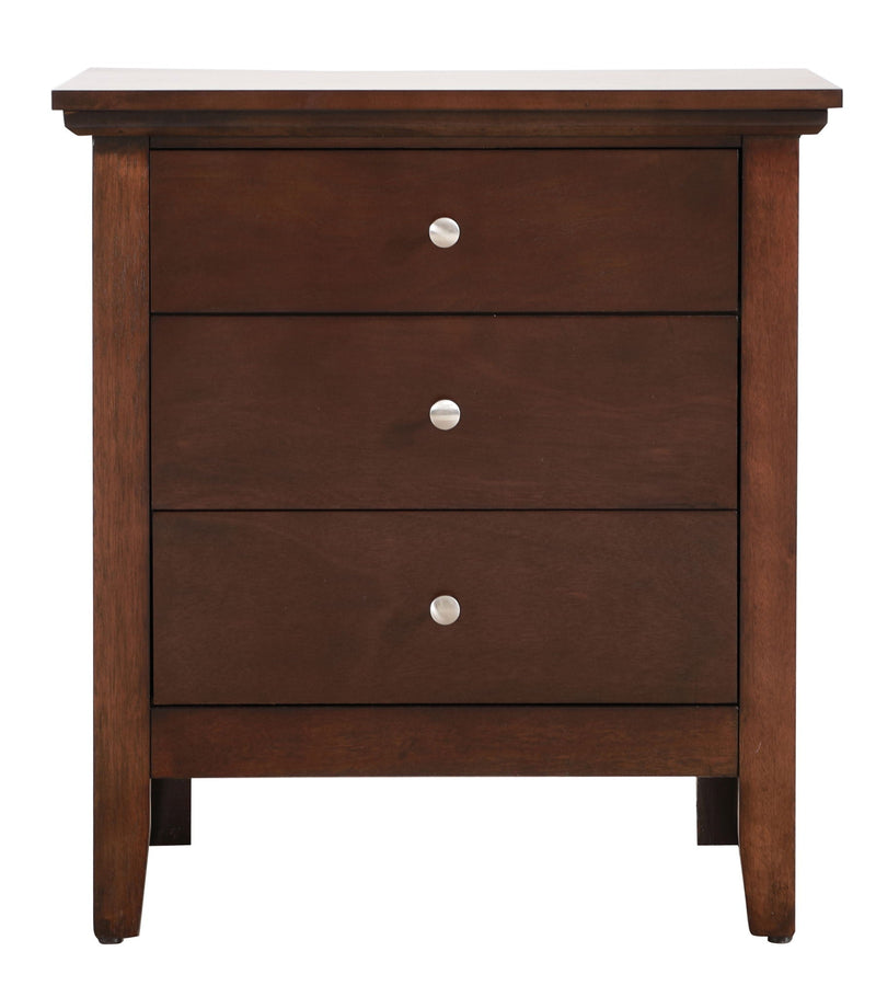Hammond - 3 Drawer Nightstand - Cappuccino by Unique Piece Furniture