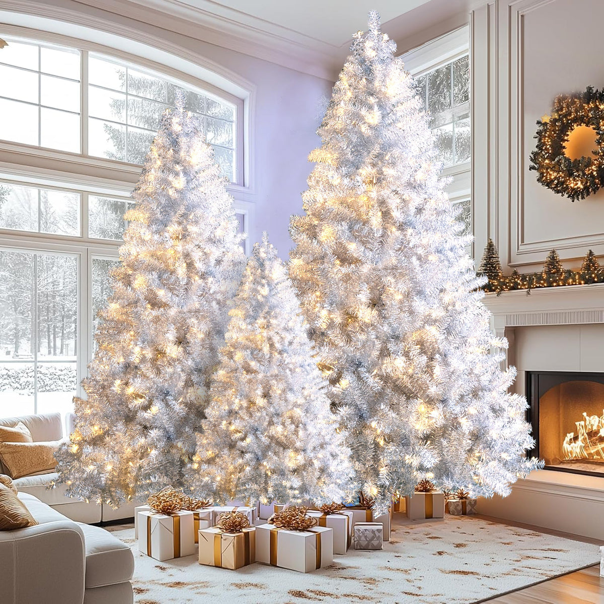Premium Christmas Trees with PVC Branches - Green, photo 2 of 10