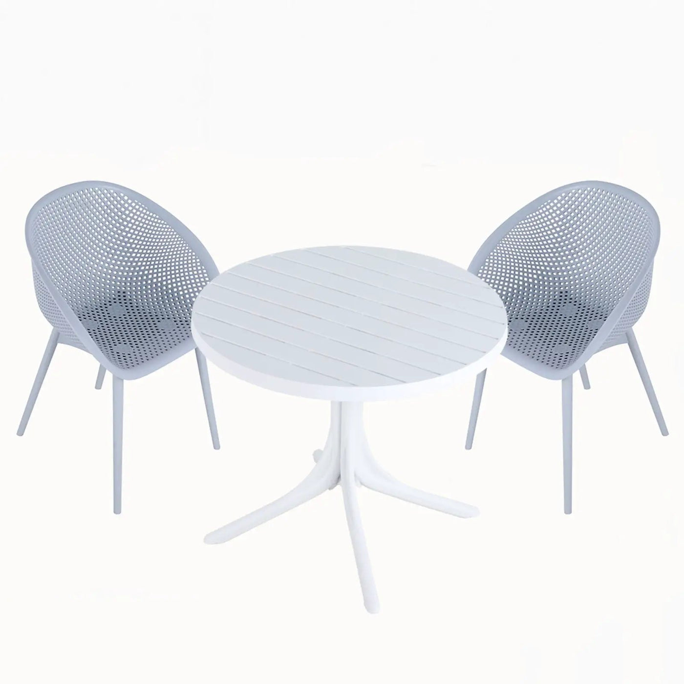 Modern Lounge Chair Set With Round Table by HouseOfZazla