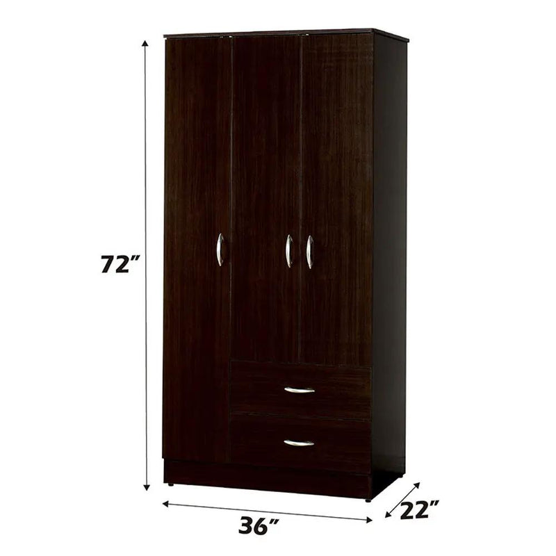 Olean - Wardrobe - Espresso by Unique Piece Furniture