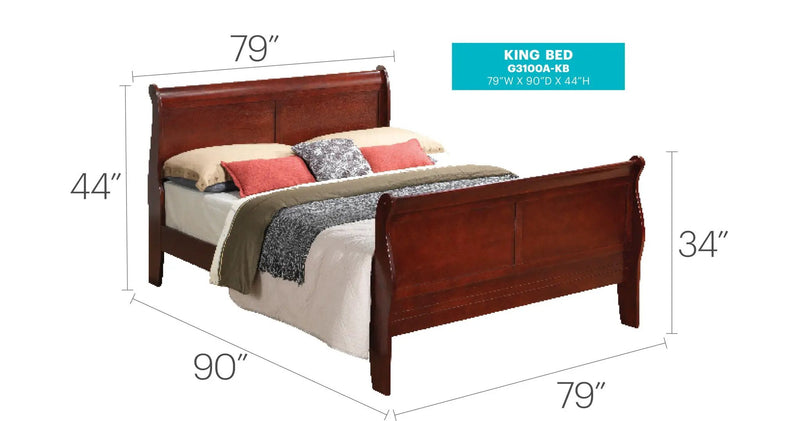 Panel Sleigh Bed by Unique Piece Furniture