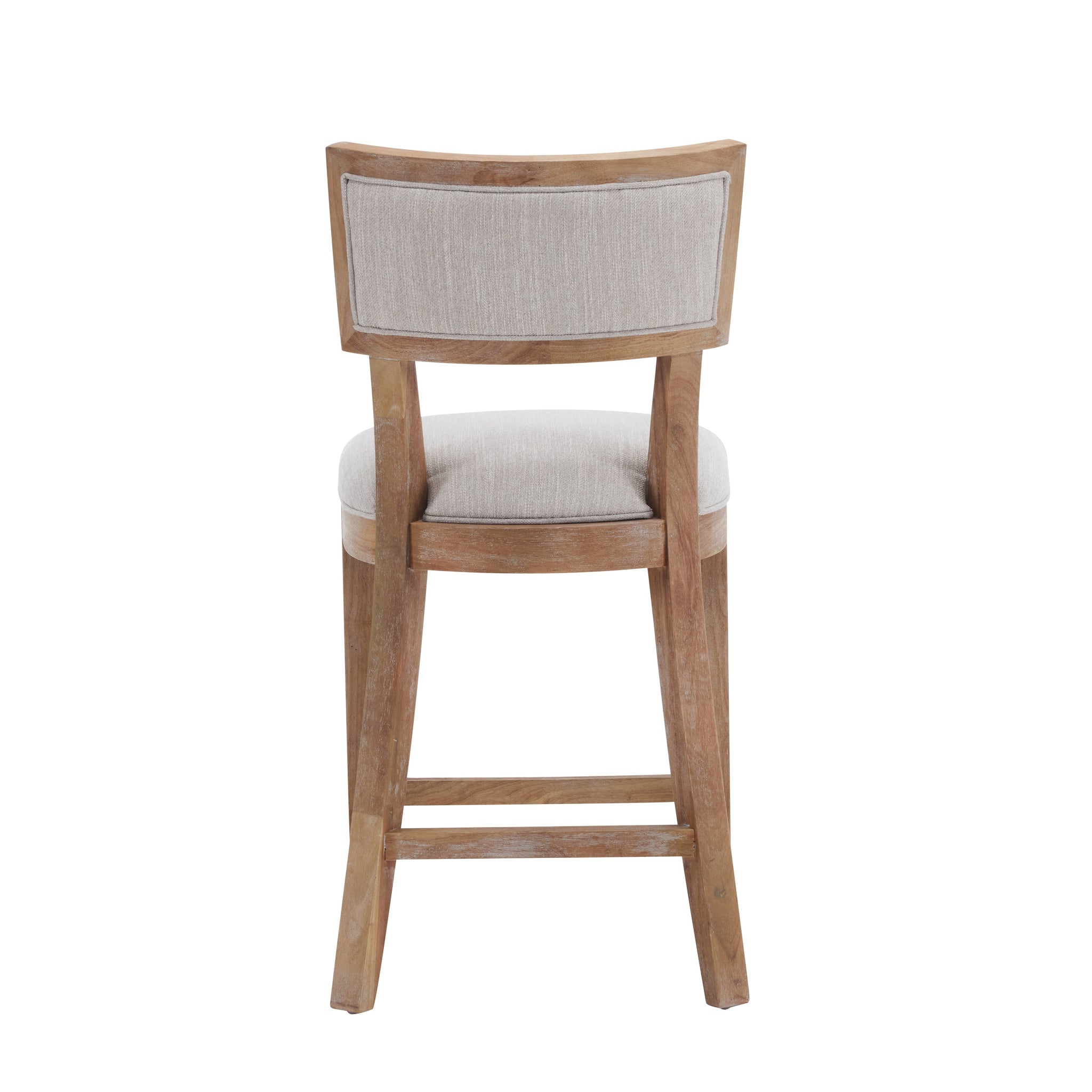 26.5" Upholstered Counter Stools Set of 2 with Comfy Back by HouseOfZazla