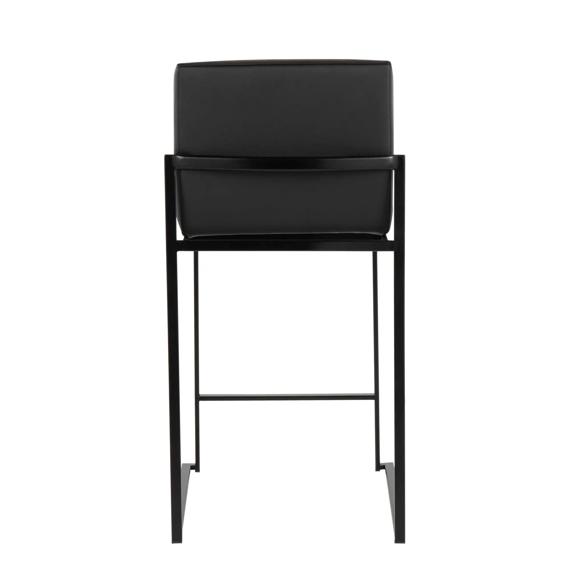 Fuji - Contemporary Modern Elegance, High Back Counter Stool by HouseOfZazla
