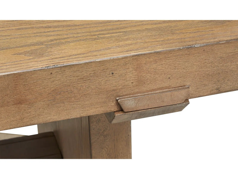 Lindon - Trestle Dining Table - Light Brown, photo 7 of 7