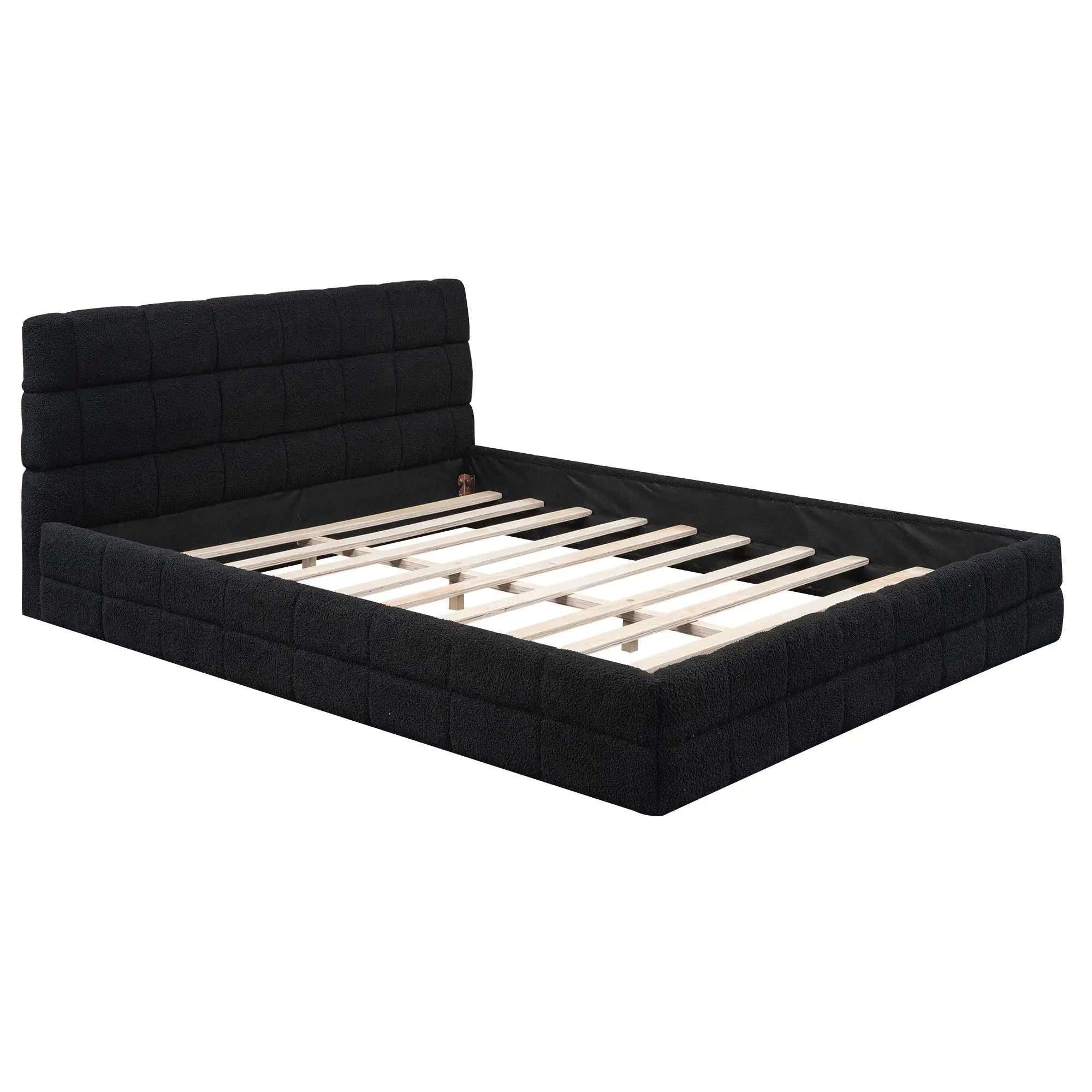 Upholstered Platform Bed With Headboard by Unique Piece Furniture